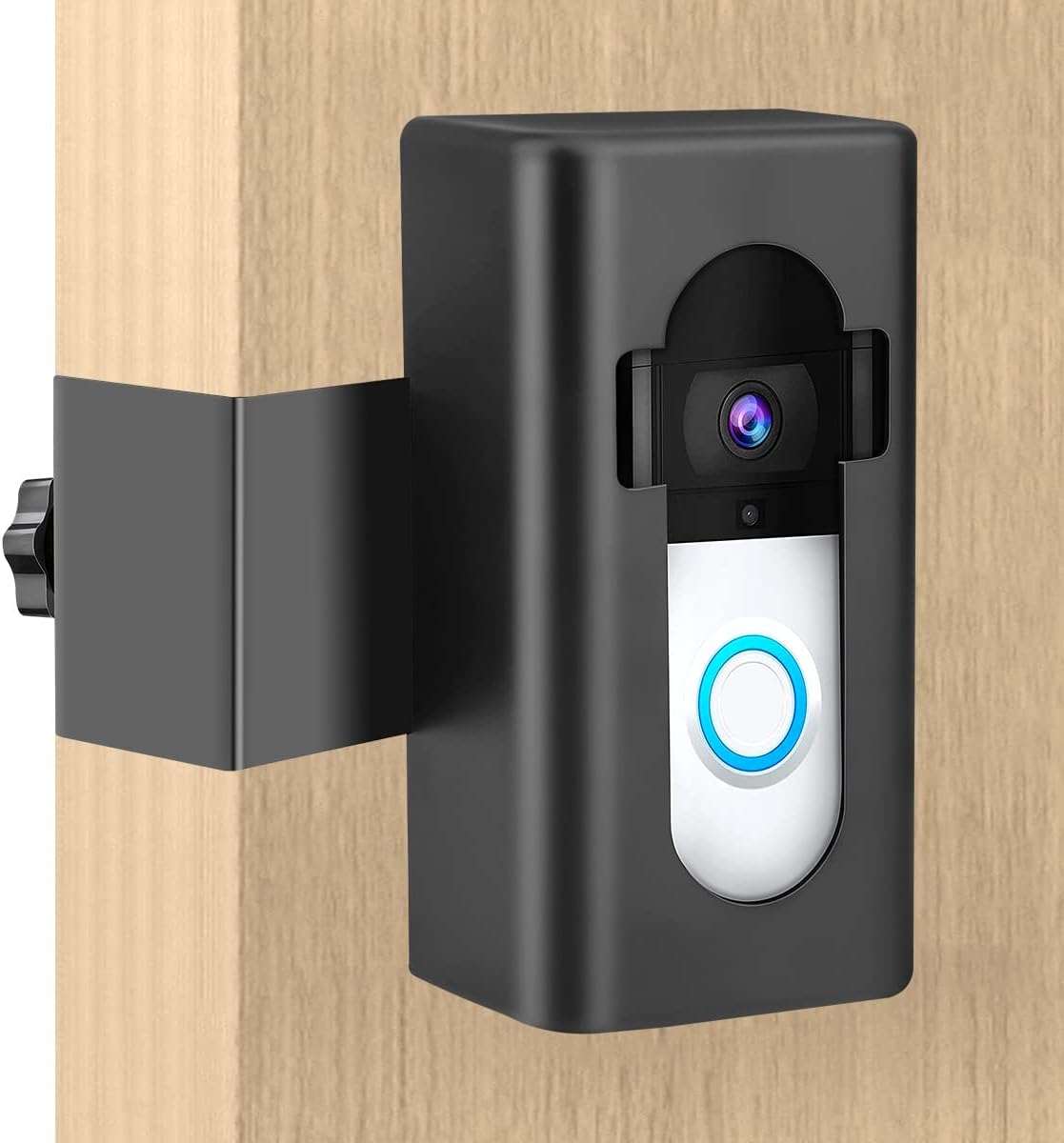 AntiTheft Video Doorbell Door Mount No Drill, Adjustable Ring Doorbell