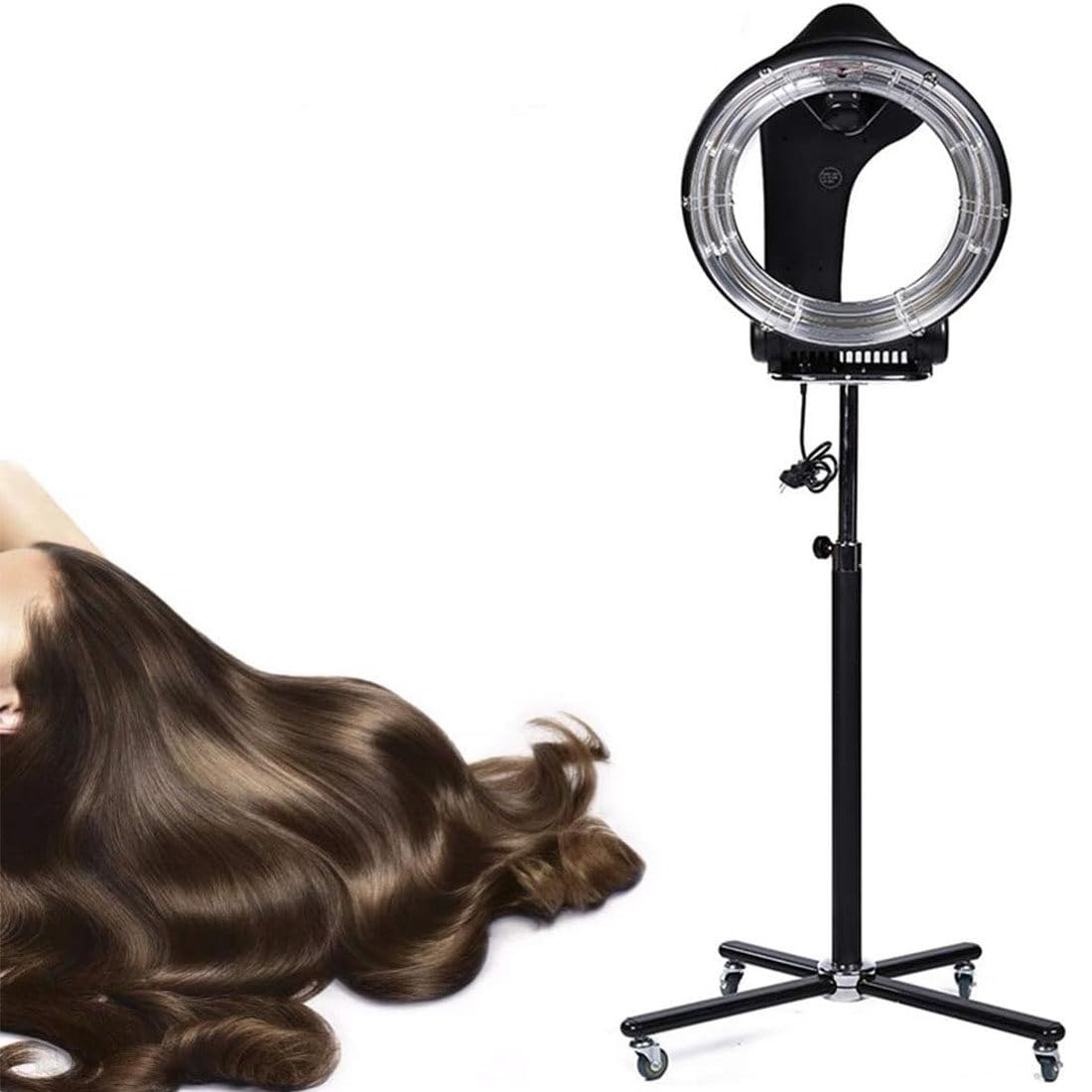 Hair Salon Colour Processor Climazone Orbiting Hair Dryer Hair Heater Professional Beauty Salon Equipment Hairdressing Adjustable Temperatu Standing