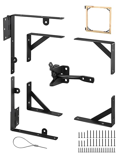 Saker Heavy Duty Gate Brace Kit, Anti-Sag Gate Hardware, Corner