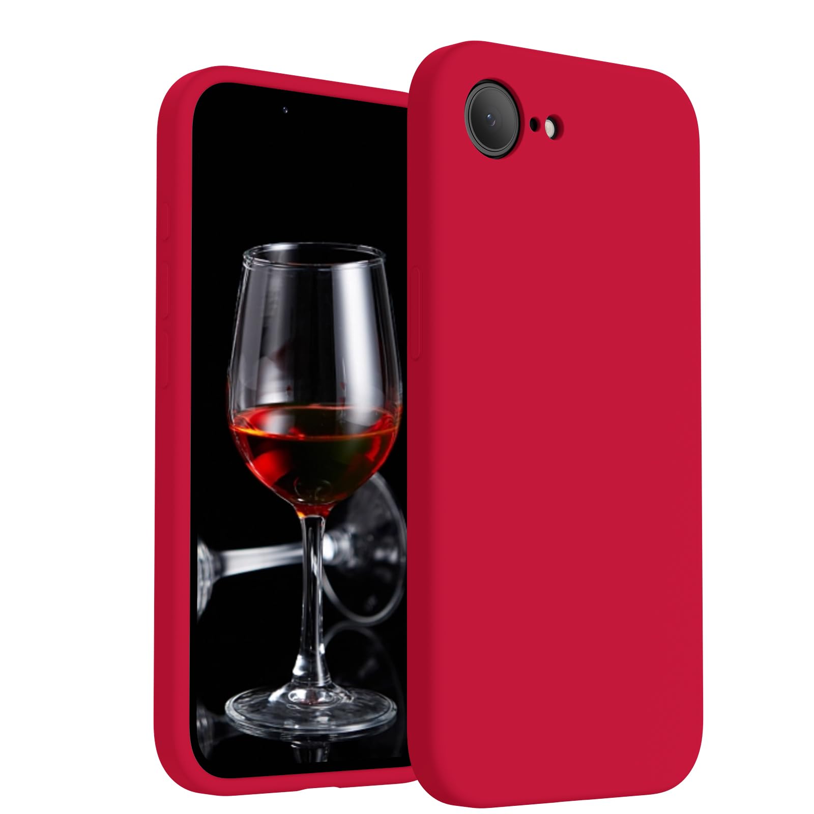 FireNova Magnetic for iPhone 17e Case/iPhone 16e Case,Deep Red