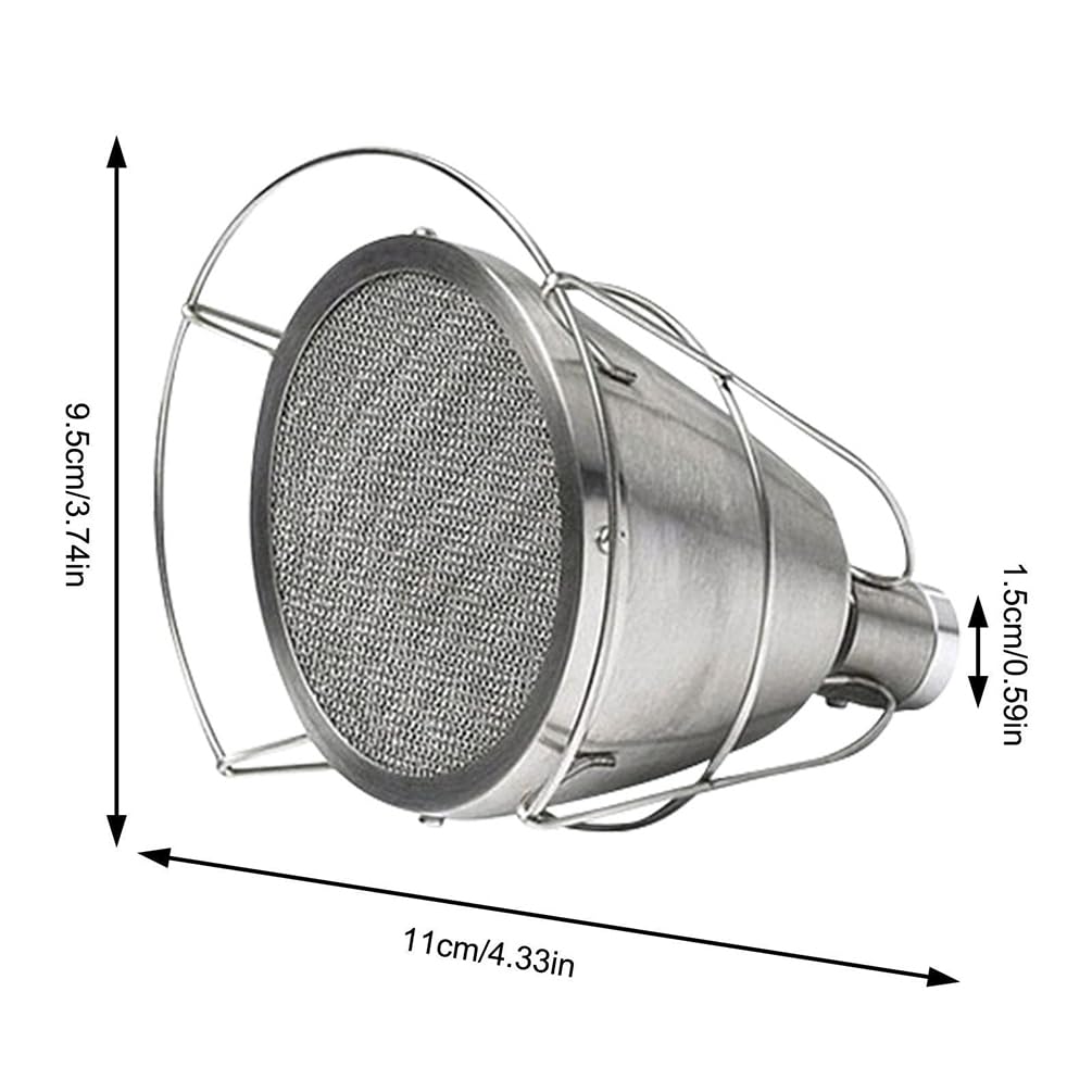 Accesorio para Soplete De Cocina, Lanzallamas De Acero Inoxidable 304 Sin Humo, Asador De Mano, Lanzallamas De Propano Culinario para Alimentos De Cocina, Soplete Abrasador para Exteriores para Asar