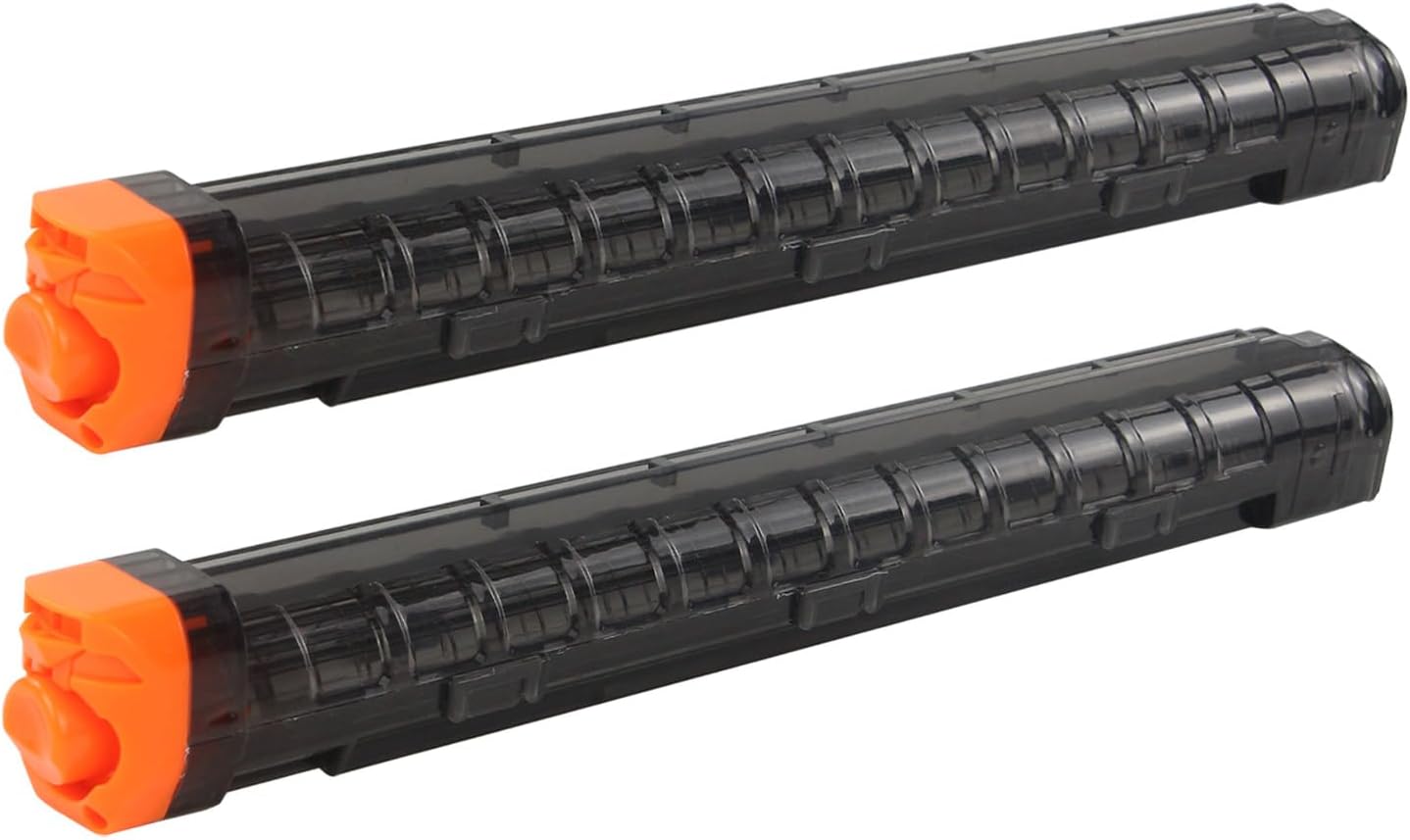 2Pcs Replacement Reload Clip 12-Round Refill Magazine Reload Clip Compatible for Nerf Rival Apollo XV-700 Rival Zeue XV-1200 (Black)