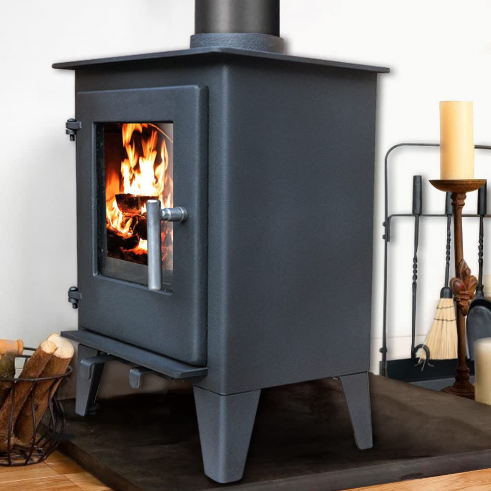 NRG 5KW Multifuel Stove Defra Eco Design Stoves Cast Iron Fireplace  Portable Indoor Use : Amazon.co.uk: DIY u0026 Tools