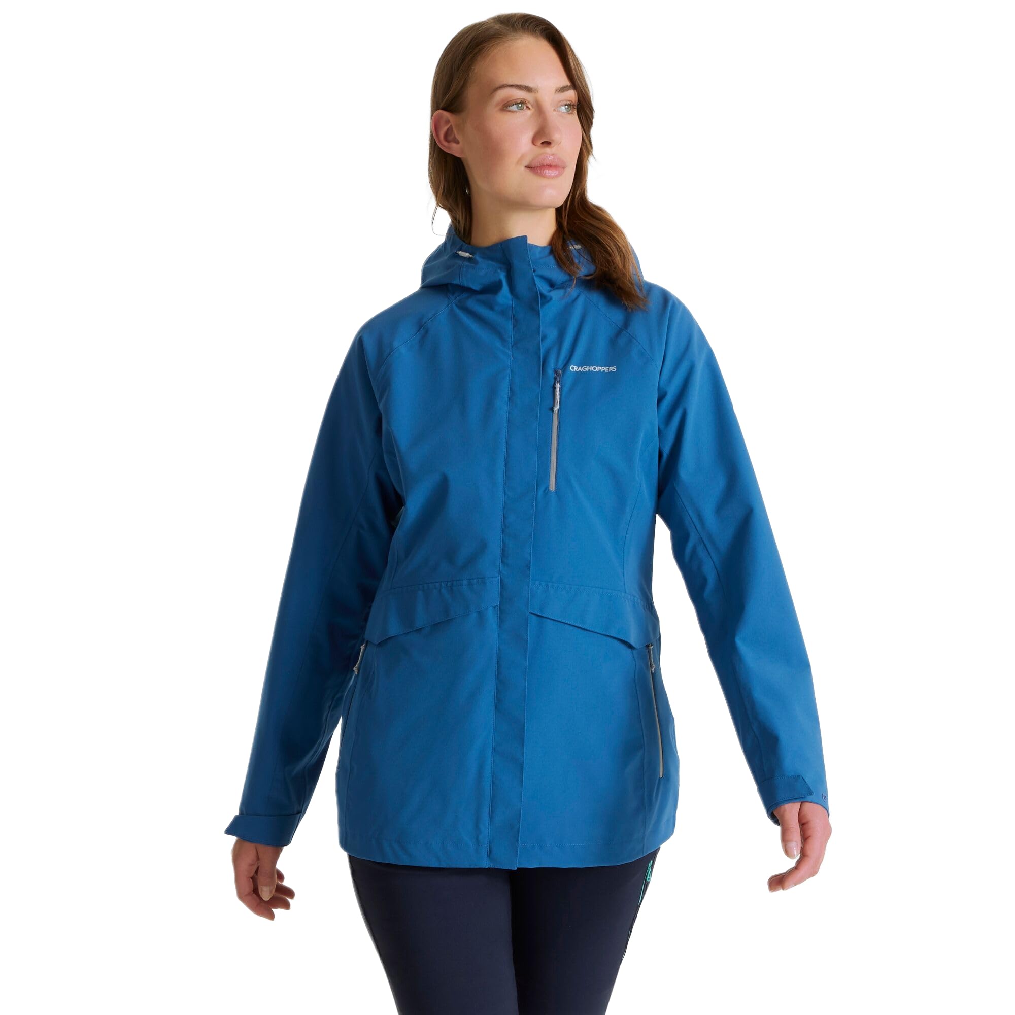 Craghoppers CALDBECK Womens Waterproof Jacket (8, Yale Blue)