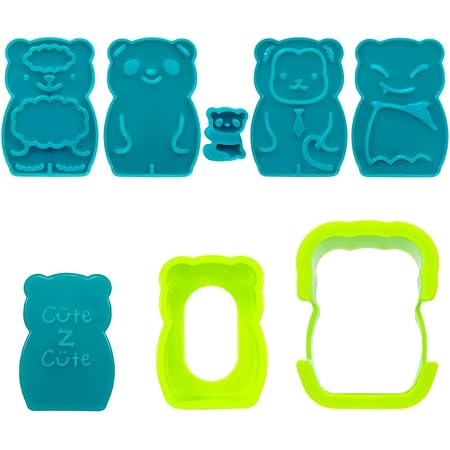 CuteZCute Animal Palz Mini Bento Sandwich Stamping Cutter & Egg Shaper