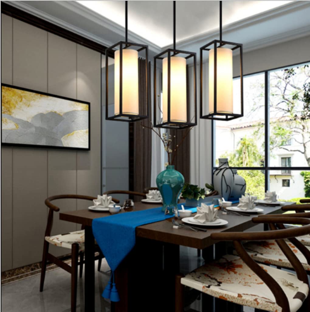 Lámparas de techo colgantes modernas Lámpara colgante de Mesa de comedor Art 1 Lámpara de Mesa de comedor de Llama Cocina Sala de estar Dormitorio Mesita de Noche Cafetería Loft Bar Restaurante