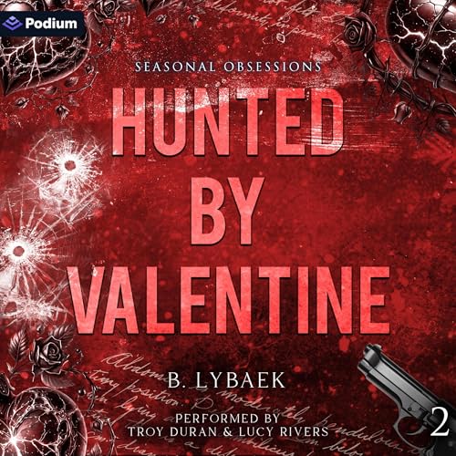 Hunted by Valentine Audiolibro Por B. Lybaek arte de portada