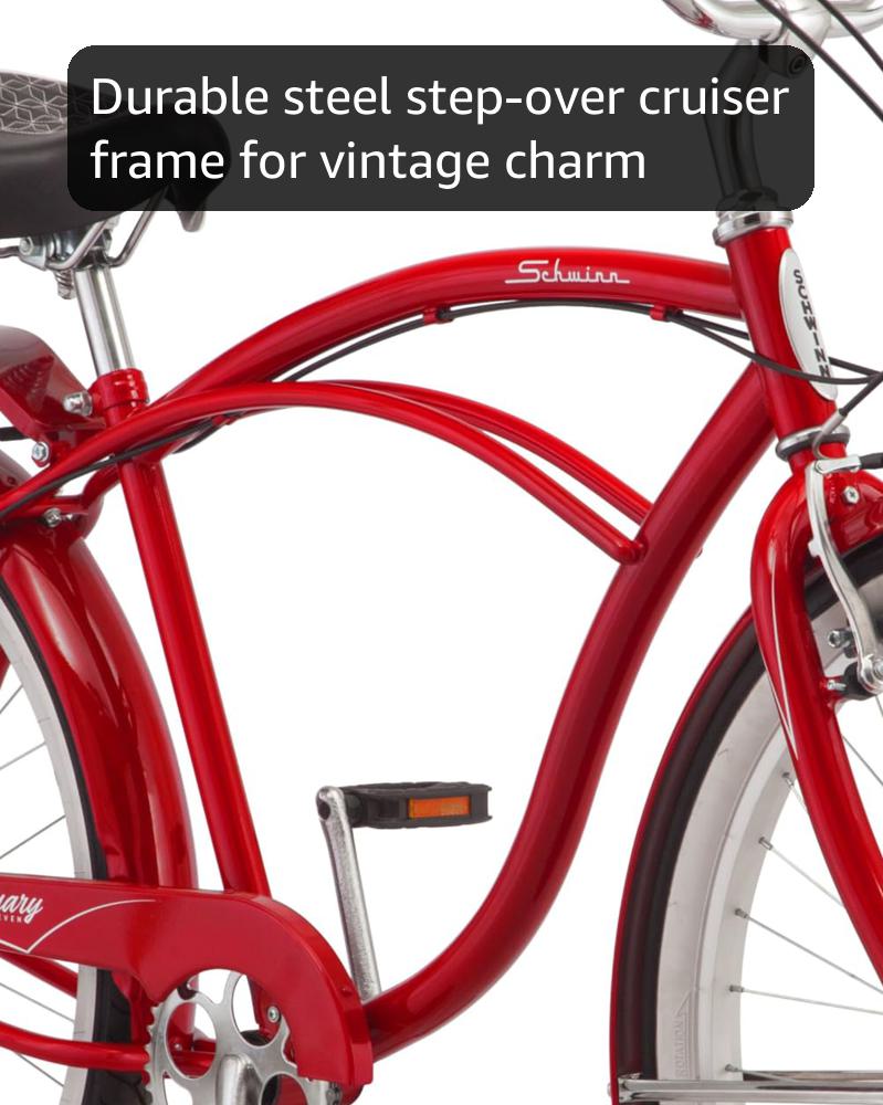 Amazon.com: Schwinn Sanctuary 7 Cruiser Bike, 26 Inch Bike for