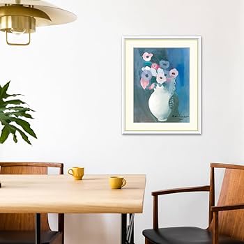 Amazon｜花 マリー・ローランサン 42×34㎝ F4 J1-172 額入り