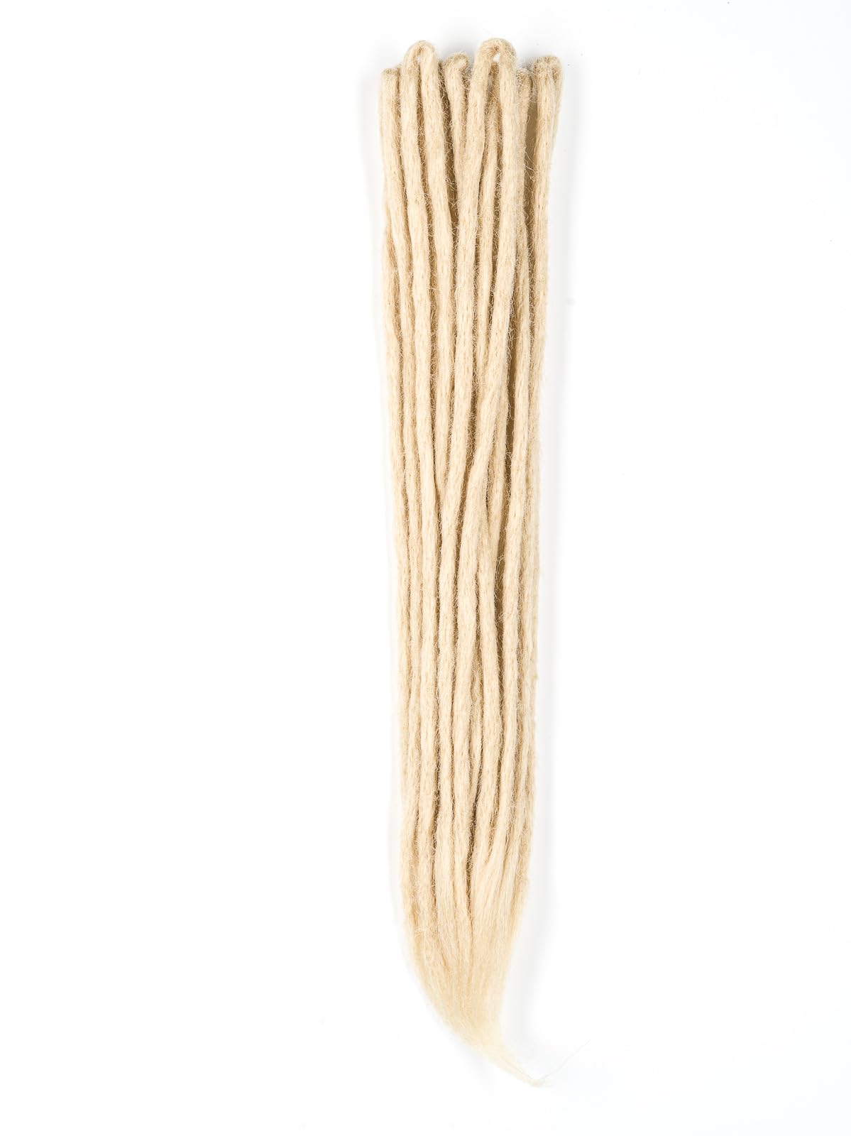 DreadLab - Double Ended Synthetic Dreadlocks (Pack of 10) Crochet Extensions (Blonde Crochet), 60cm