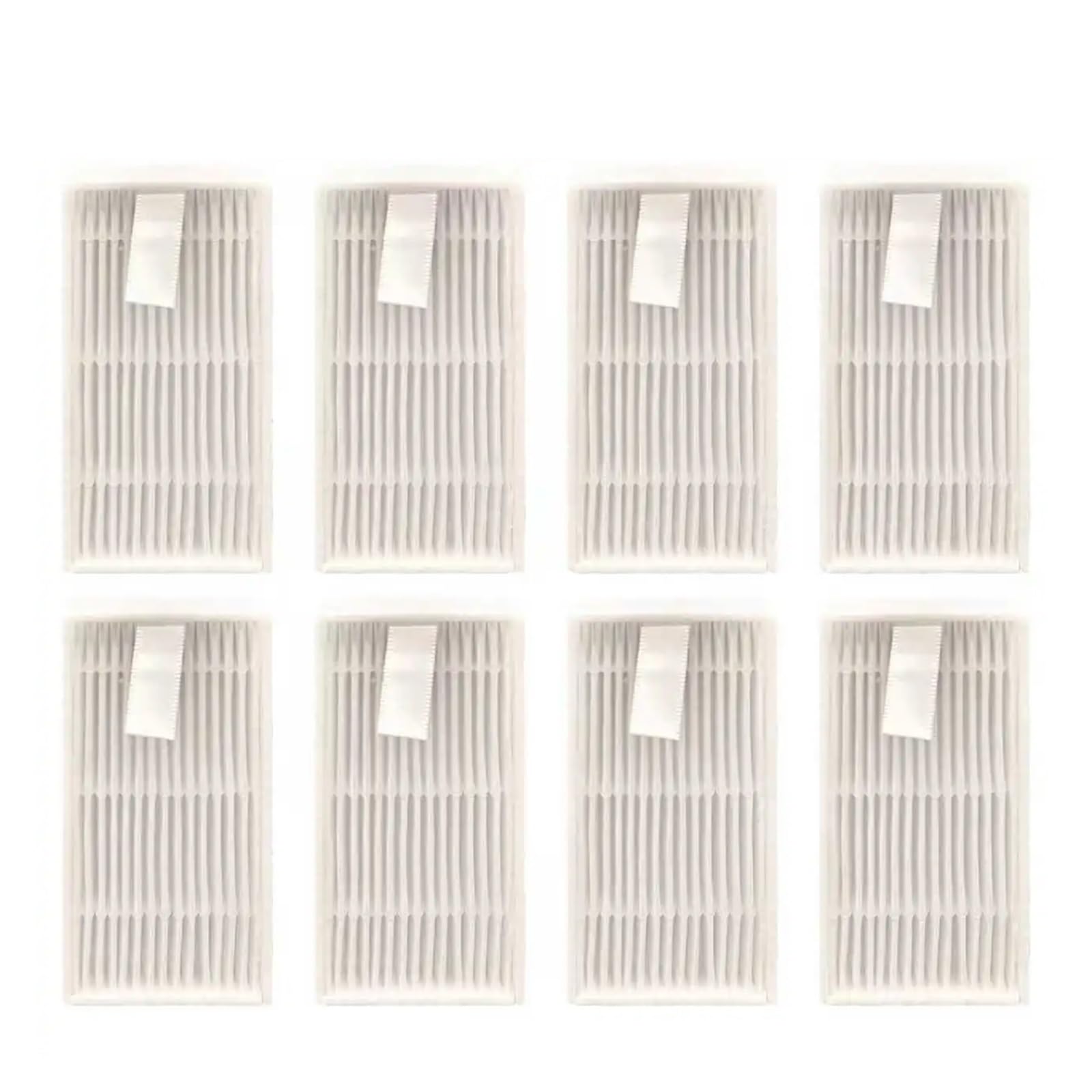Genérico Compatibilidad for Filtro ILife V5 V5s V3 V3S V5S V50 Pro V55 X5 Accesorios de Robot Aspirador repuestos consumibles(8 Pcs)