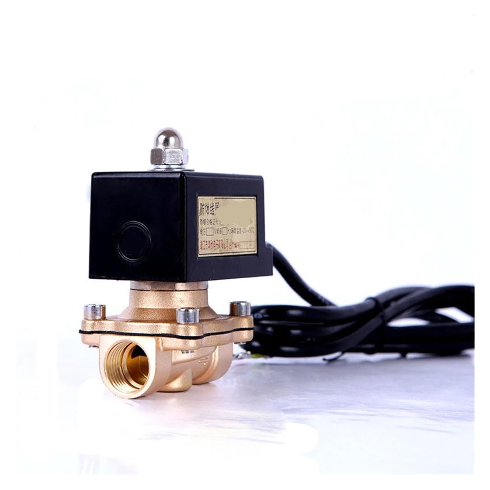 LYEUXHJPX 1PCS 1/2" explosion-proof solenoid valve compatible with multiple fluids(220VAC-NORMALLY CLOSED)
