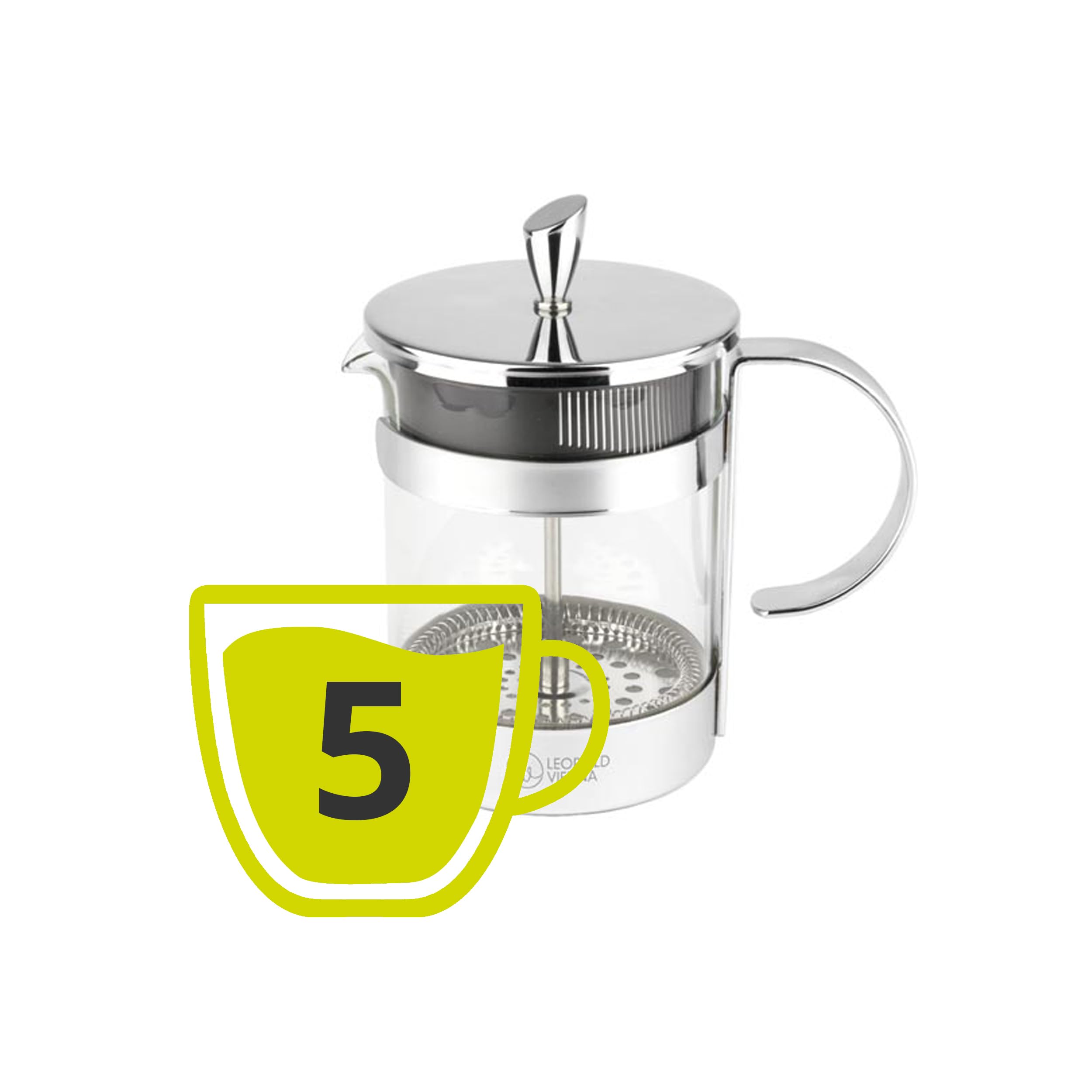 Cafetera émbolo de Luxe 600 ml