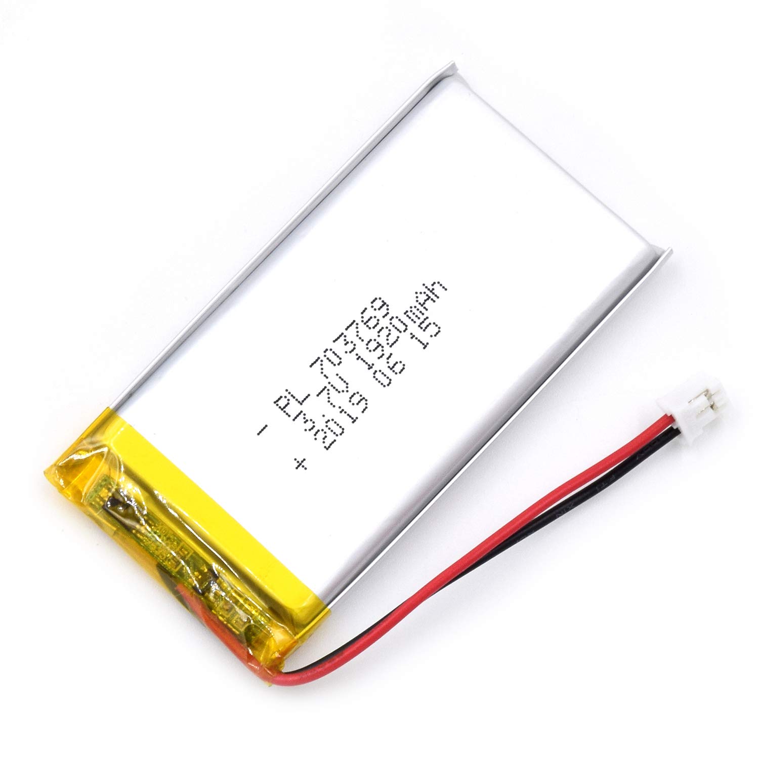 3.7V 1920mAh 703769 Lipo Battery Rechargeable Lithium Polymer ion Battery Pack with JST Connector