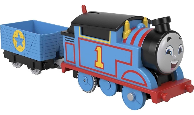 Thomas & Friends Motorized Toy Train Engine with Cargo