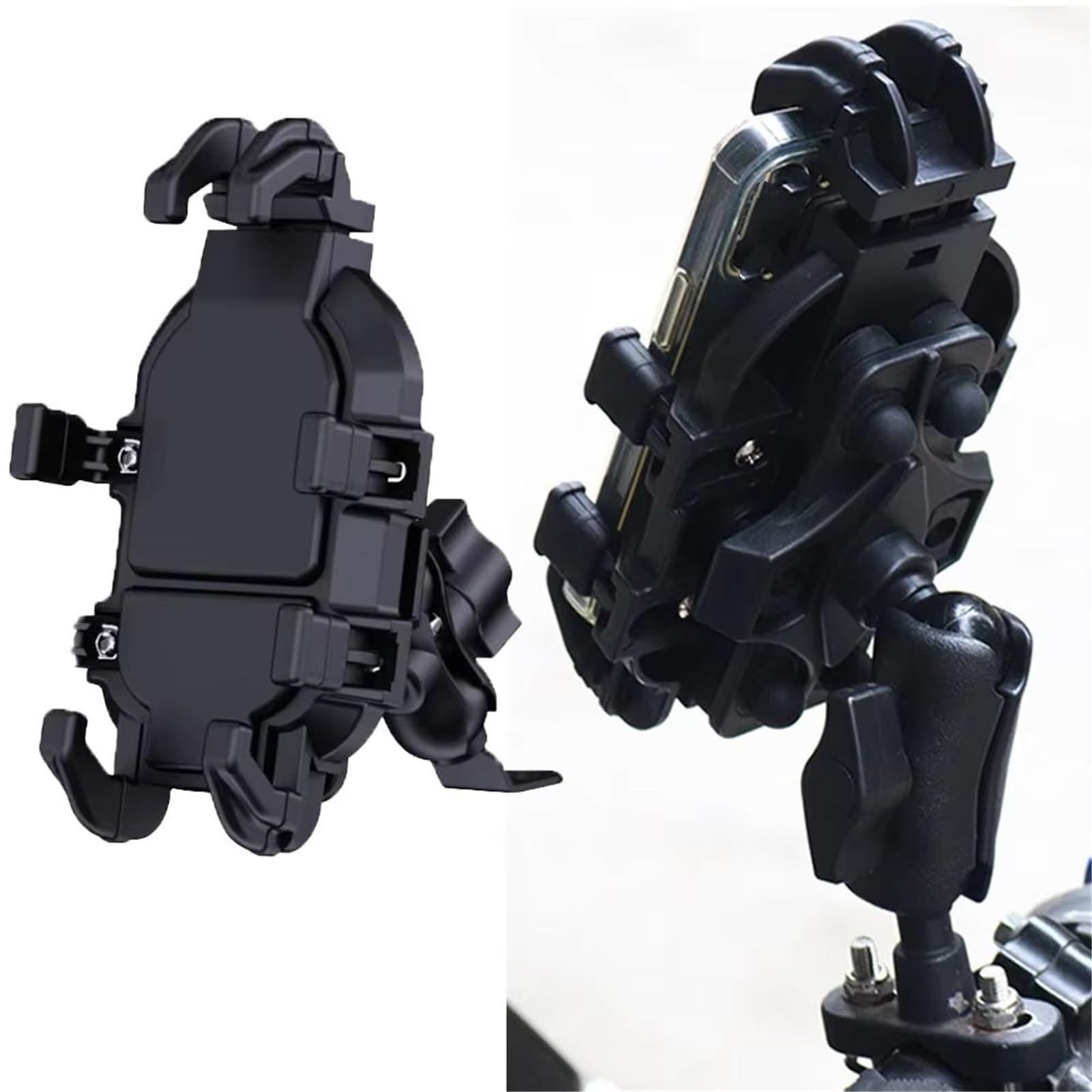Moto GPS Support Navigation Support De Téléphone pour Guidon De Moto Vélo Électrique Rétroviseur Navigation GPS Navigation Support(Mirror Seat Mounting)