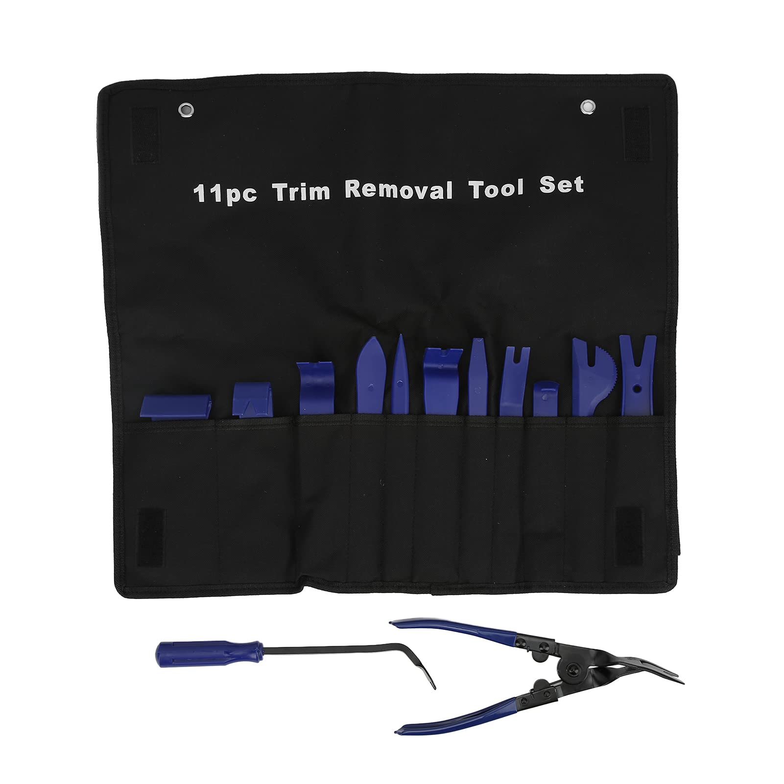 Kit de 13 piezas de herramientas para desmontar el acabado de audio del automóvil, kit de palanca para el interior del vehículo, herramientas de desmontaje de paneles sin rayar con