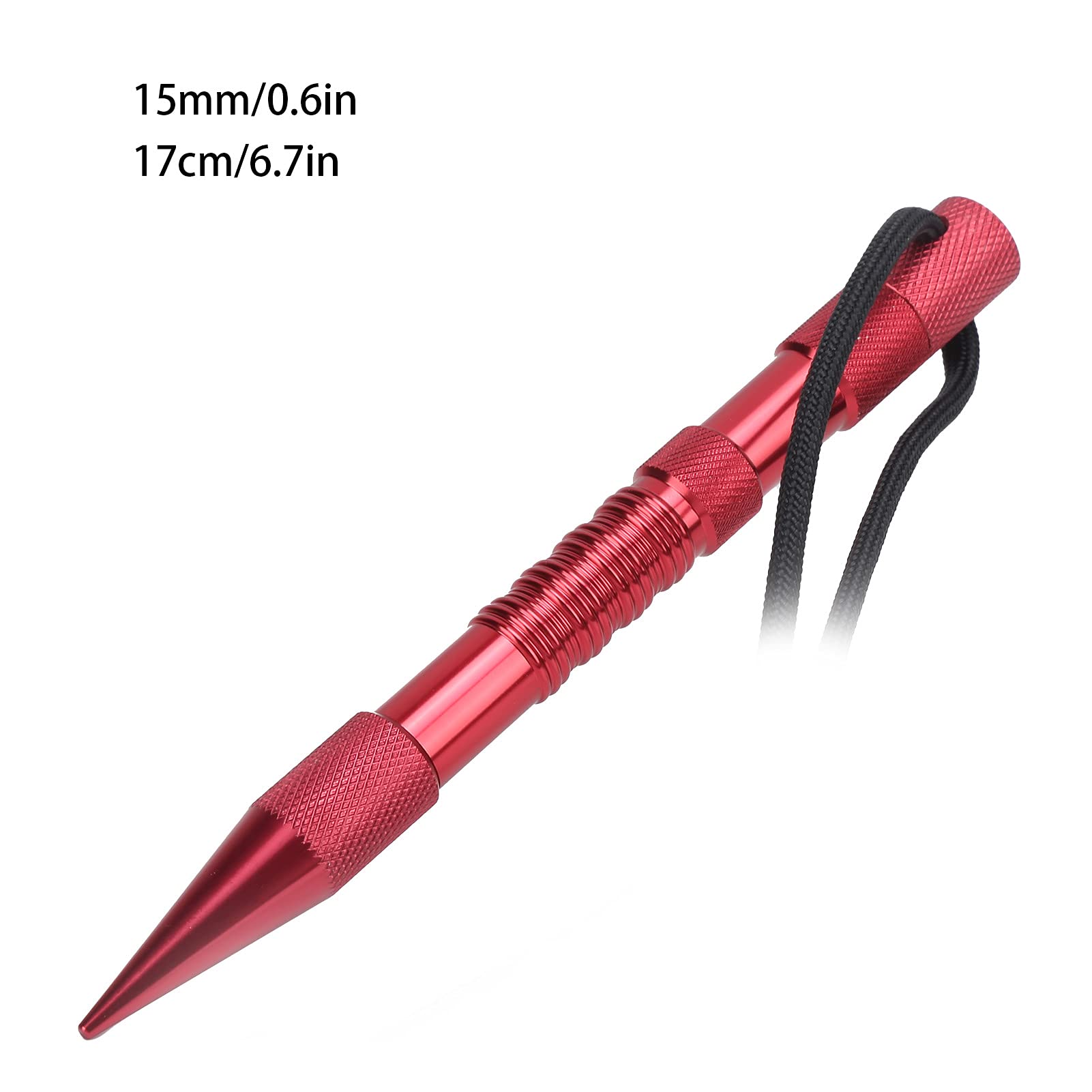 Marlin Spike, Lacing Stitching Needles Stainless Steel Leather Work Paracord Needles DIY Paracord Needle Knitting for Leather Paracord Work(red) - Image 2