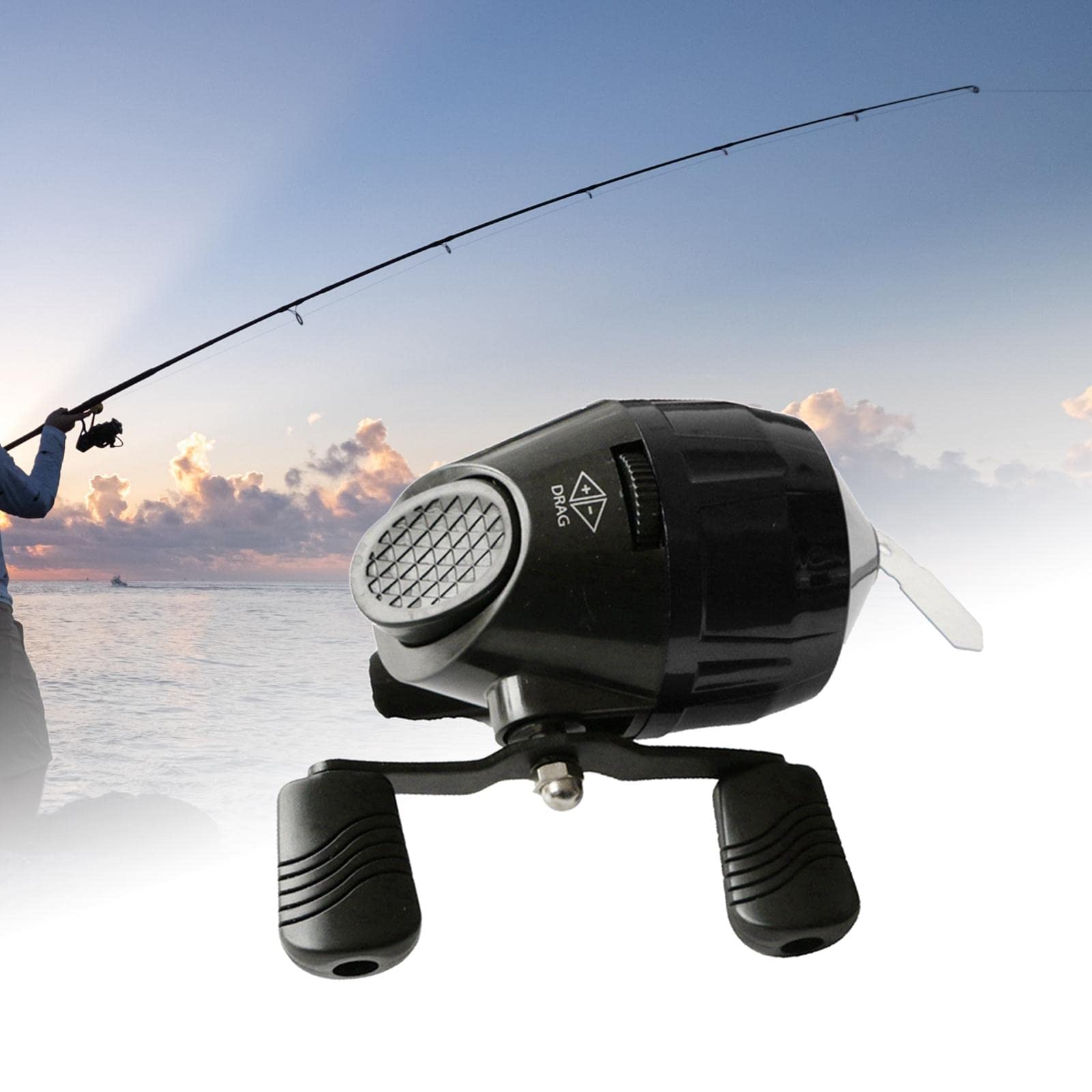 Amazon | Fenteer Rotate Fishing Reel 3.0:1 比 プッシュ