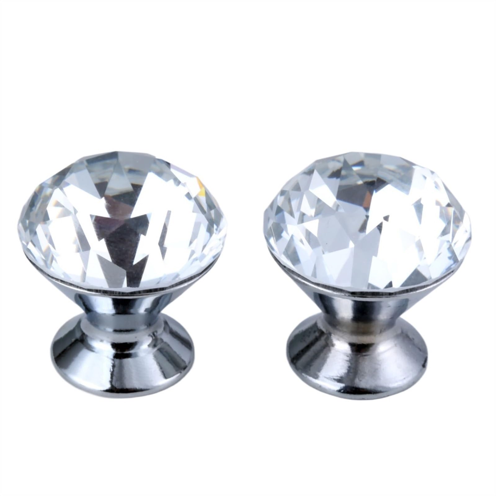 Tiradores para cajones de cristal y pomo de vidrio de 30 mm para proyectos de decoración