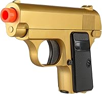 Vista 3 de GoldenBall Chaleco de resorte compacto Pocket Metal/Polímero Pistola Airsoft - Oro