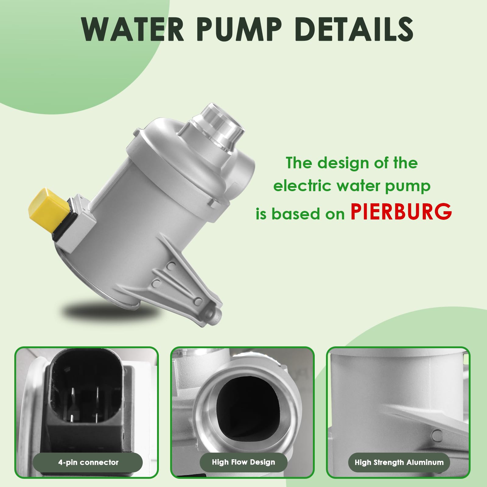Amazon.com: PUAMRPTS Electric Engine Water Pump Compatible with