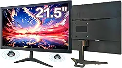 Monitor LED 21,5 Polegadas, Alto-falantes Integrados, Full HD 1920x1080, 100 Hz, 230cd/m², HDMI/VGA/3.55