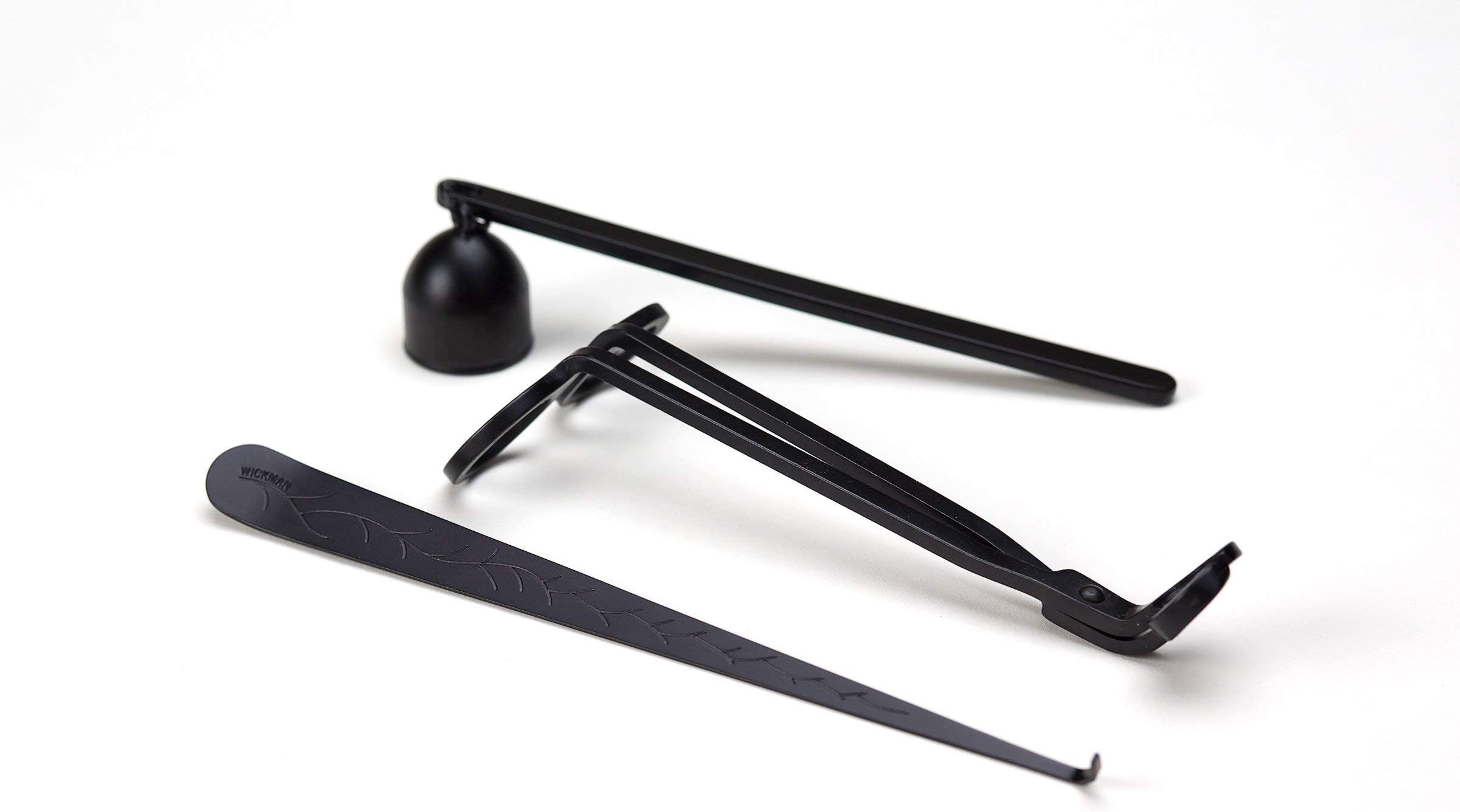WICKMAN Wick Trimmer, Wick Dipper & Candle Snuffer in Matte Black for Candle Wicks