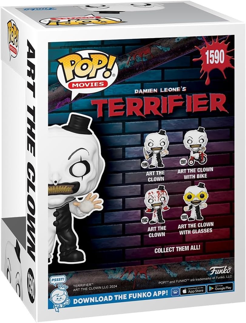 【超希少】Funko Pop! Art The Clown アートザクラウン POP Movies: Terrifier – Art The Clown Funko Vinyl-Figur (inklusive