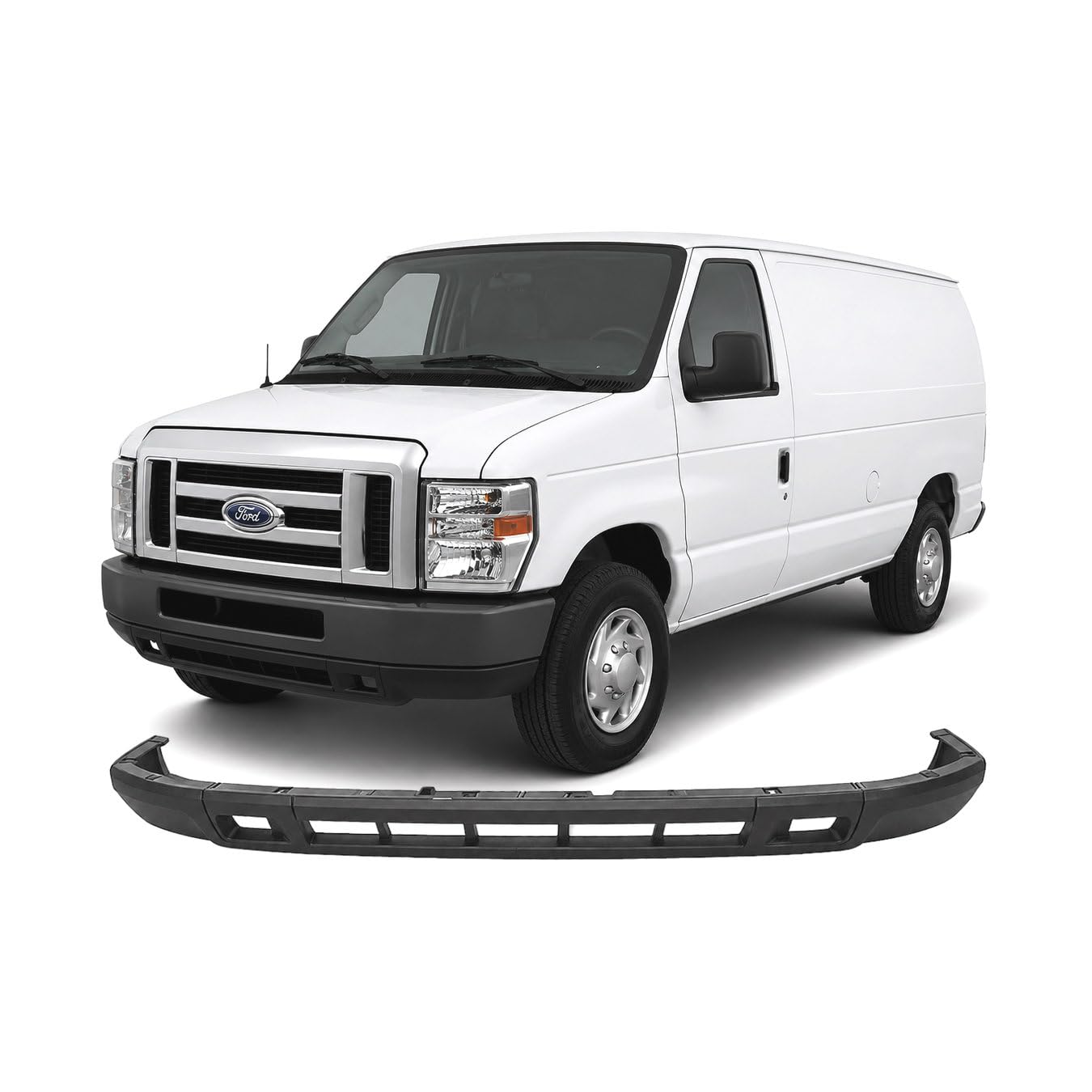 FitParts For Ford Econoline 2008–2014 Front Lower Bumper Valance