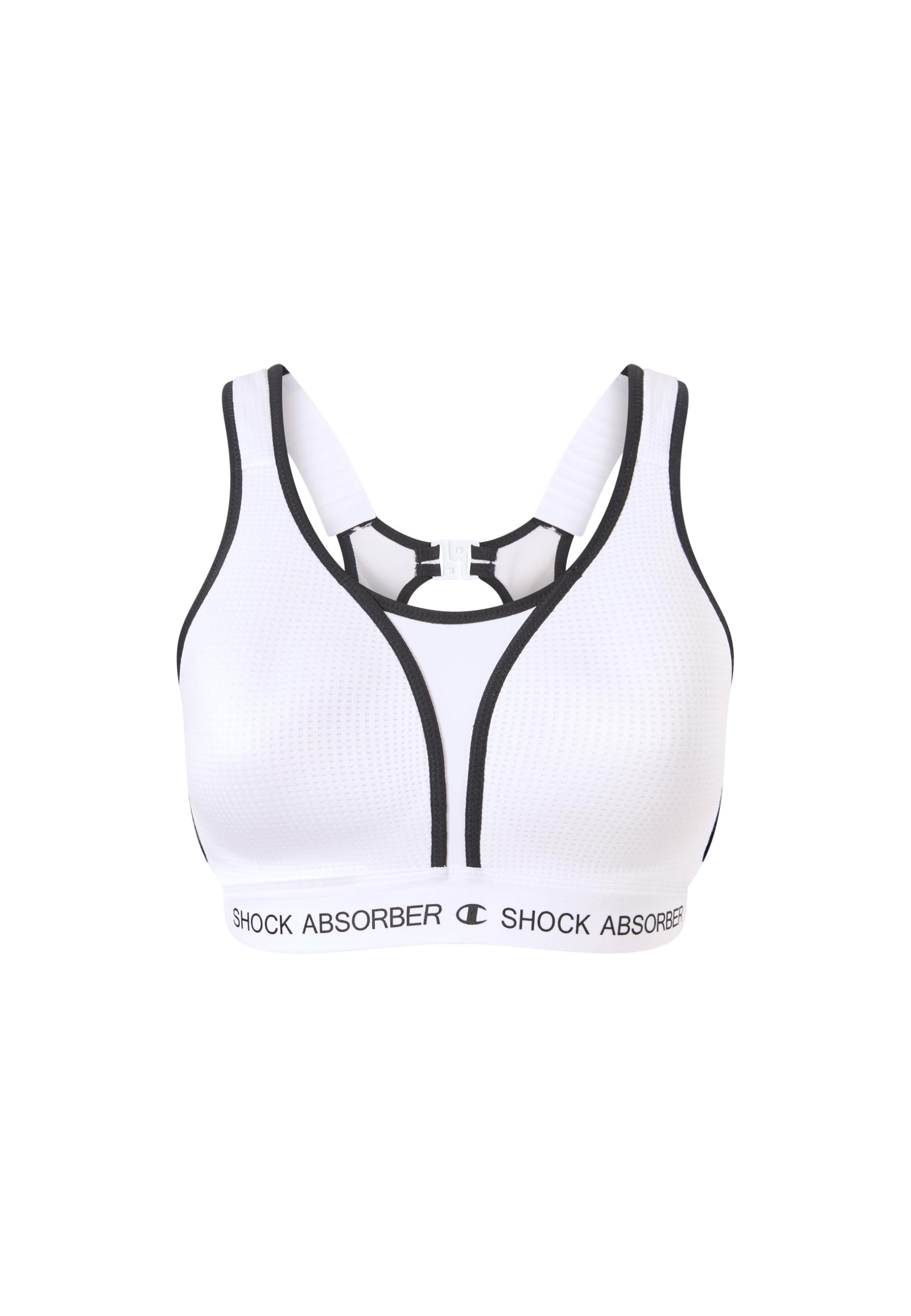 Champion Shock Absorber Ultimate Run - Brasier Acolchado para Mujer, Color Blanco