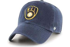 47 MLB Home Team Color Primary Logo Clean Up Adjustable Strap Hat...