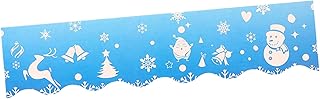 STOBOK 70 Pçs Vestido De Neve Borda Decoração Decoração De Natal Adesivos De Natal Enfeites De Álbum De Recortes Adesivo De Quadro De Sala De Aula Adesivo De Quadro Ornamento Adesivo De