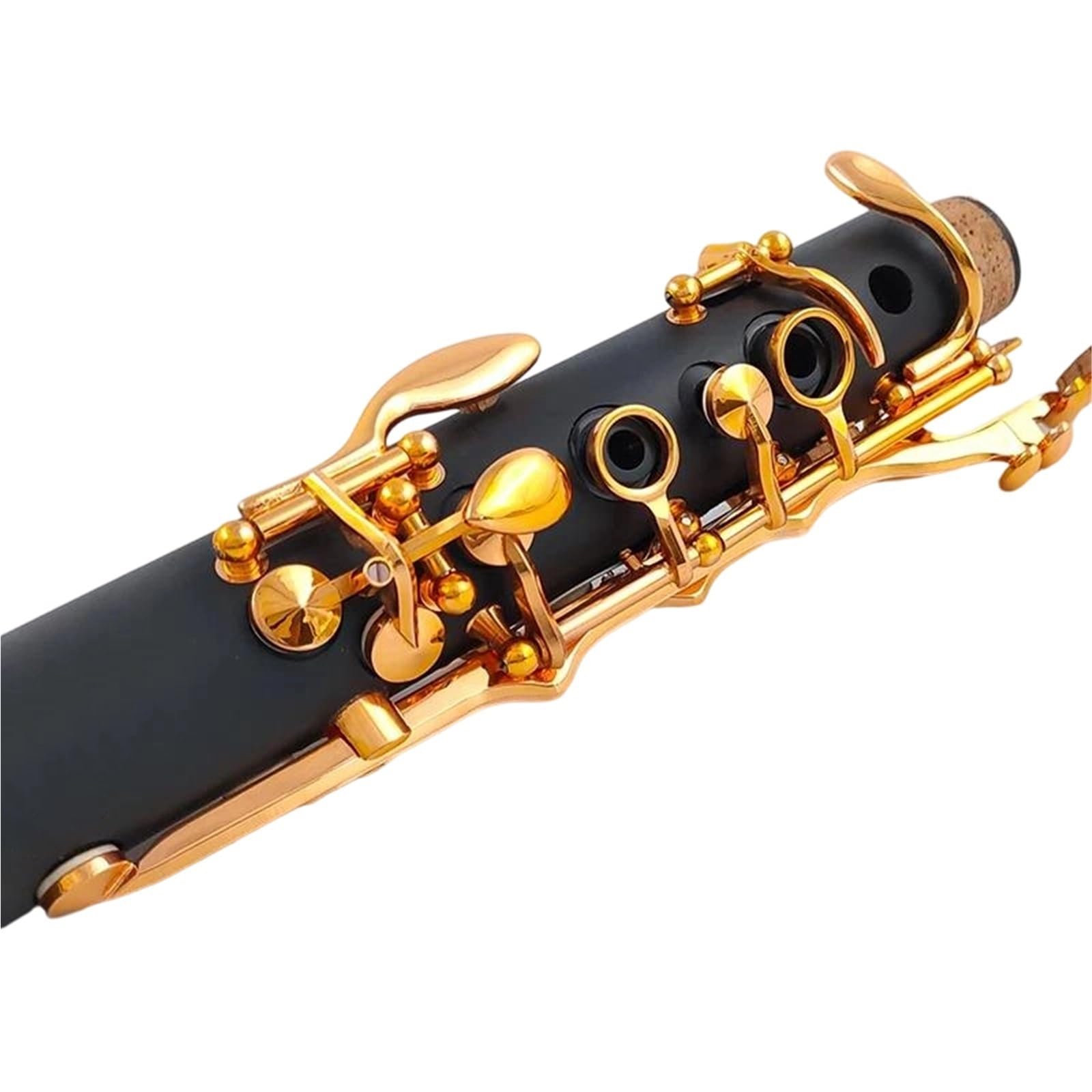 Clarinetto Clarinetto In Sib Laccato Oro 17 Tasti Strumento A Fiato Per Prestazioni Professionali