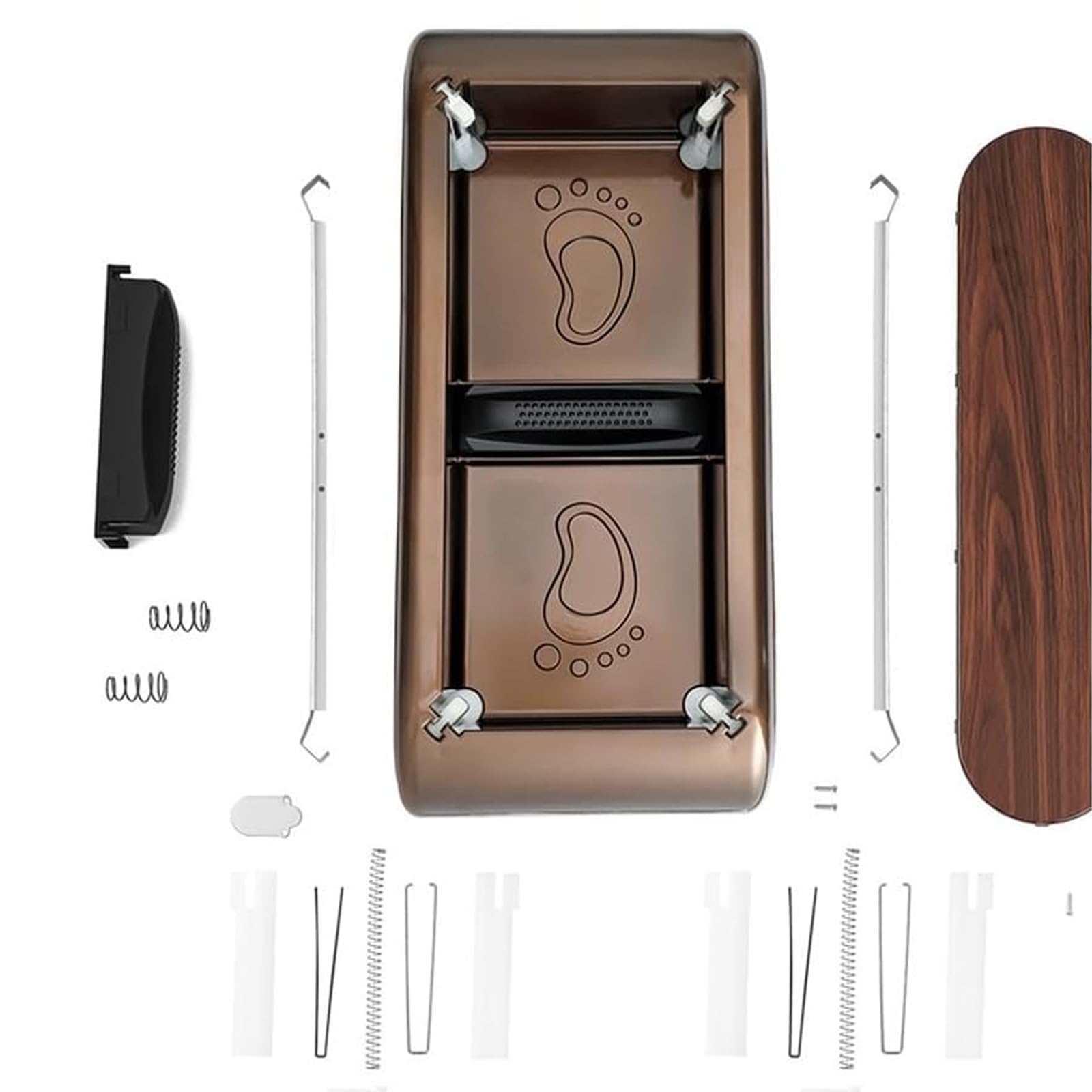 Dispensador Automático De Cubrezapatos, Dispensador Inteligente De Cubrezapatos, Con 100 Alfombras De Cubrezapatos De Plástico Desechables, Caja Para Cubrezapatos, Máquina Para Cubrir Zapatos Para