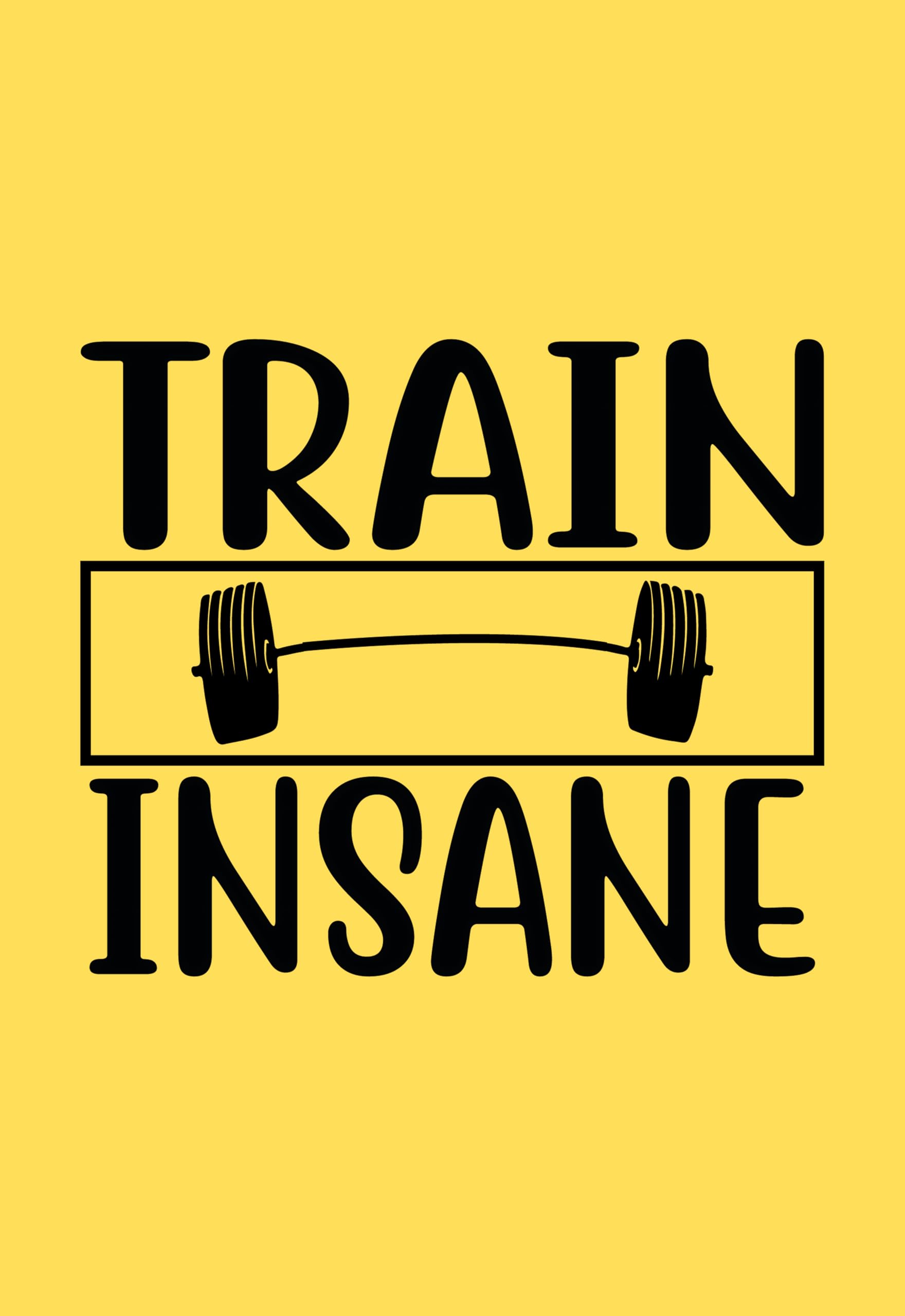 Master Flame Inspirational Motivational Quotes Aesthetic Wall Art Poster for Living Room, Home & Wall Decor (18 x 12 Inch) Trendy Positivity (Train Insane, UNFRAMED)