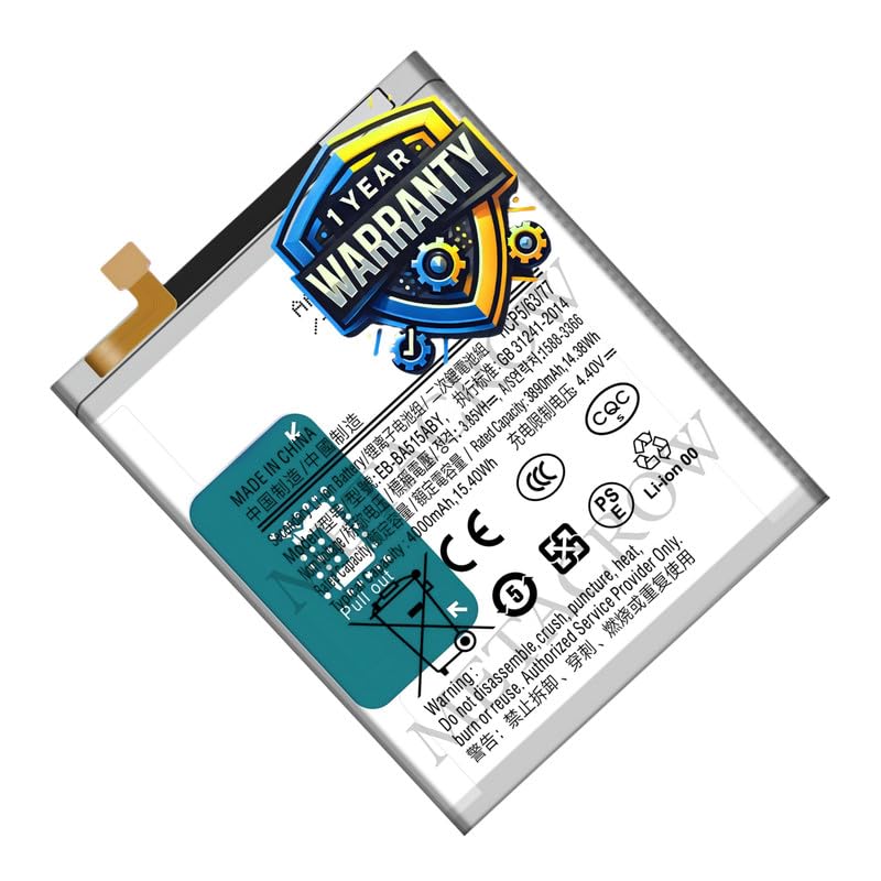 Image of Original EB-BA515ABY Battery Compatible for Samsung Galaxy A51 4G (SM-A515F) - (4000mAh) - 1 Year Warranty JK1