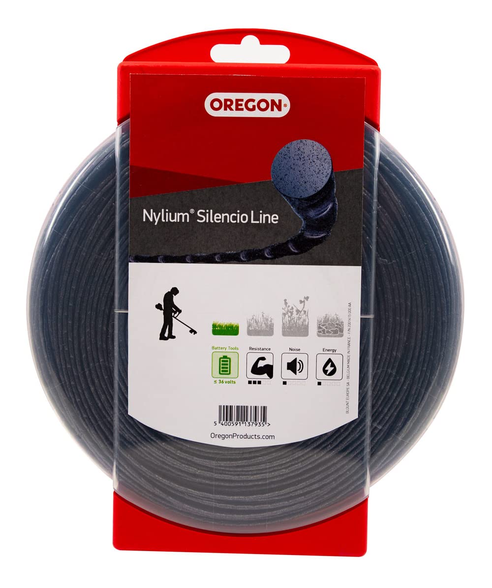 Oregon 800012 Nylium® Silencio Strimmer Line, 3.0mm, 56m Donut