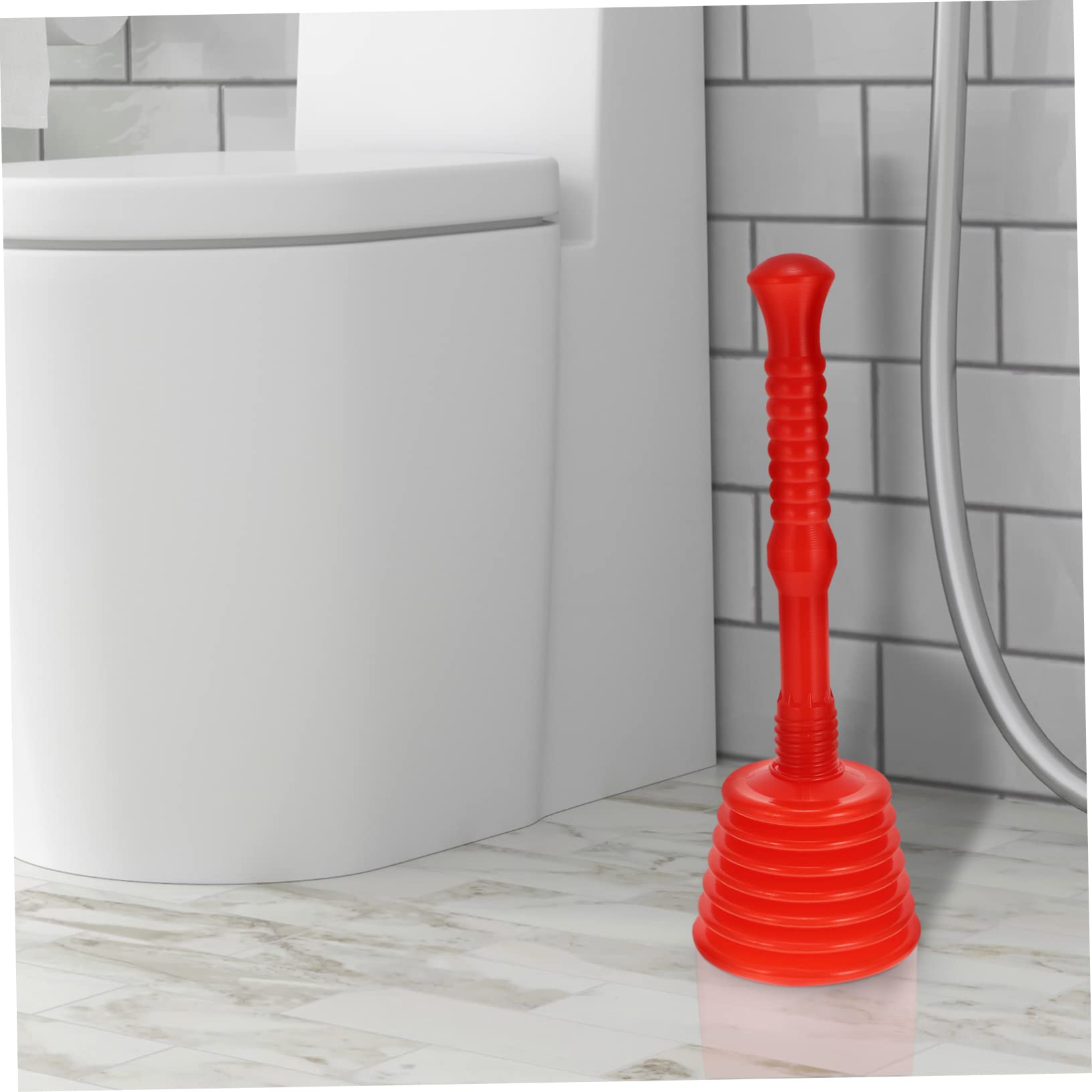 DOITOOL 2 Set Draga Fognaria Ventosa per WC Domestico Stantuffi del Lavandino del Water Detersivo WC Idropulitrice Sturatubi Sturalavandini da Bagno Detergente per Sgabelli 2 Pezzi * 2