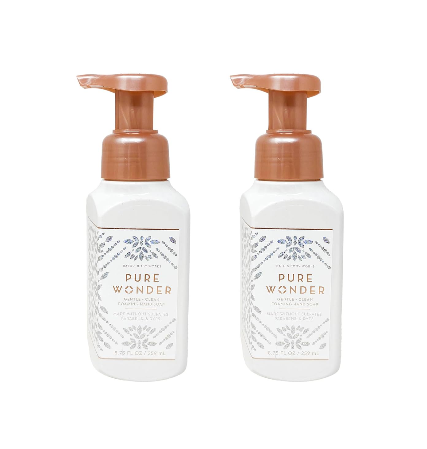 Bath and Body Works Gentle & Clean Foaming Hand Soap 8.75 Ounce 2-Pack (Pure Wonder)