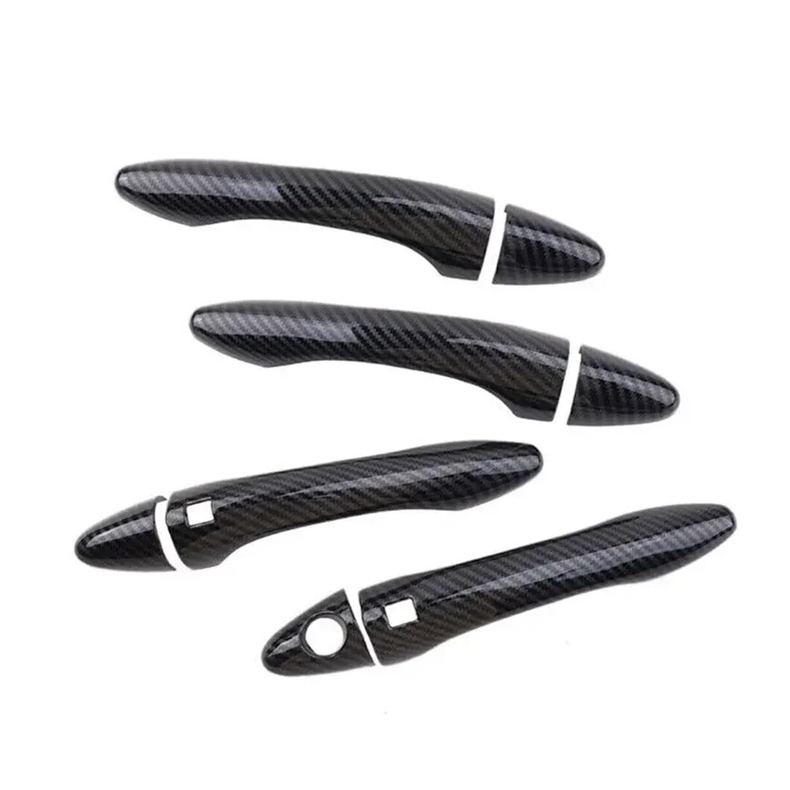 Sauanmnktp Smart Type Carbon Exterior Door Handle For Car For Kia For Optima K5 2011 2012 2013 2014 2015 Car Carbon Fiber Exterior Door Handle Moulding Cover Trim Sticker Decor Auto Accessories(Smart Type Carbon)