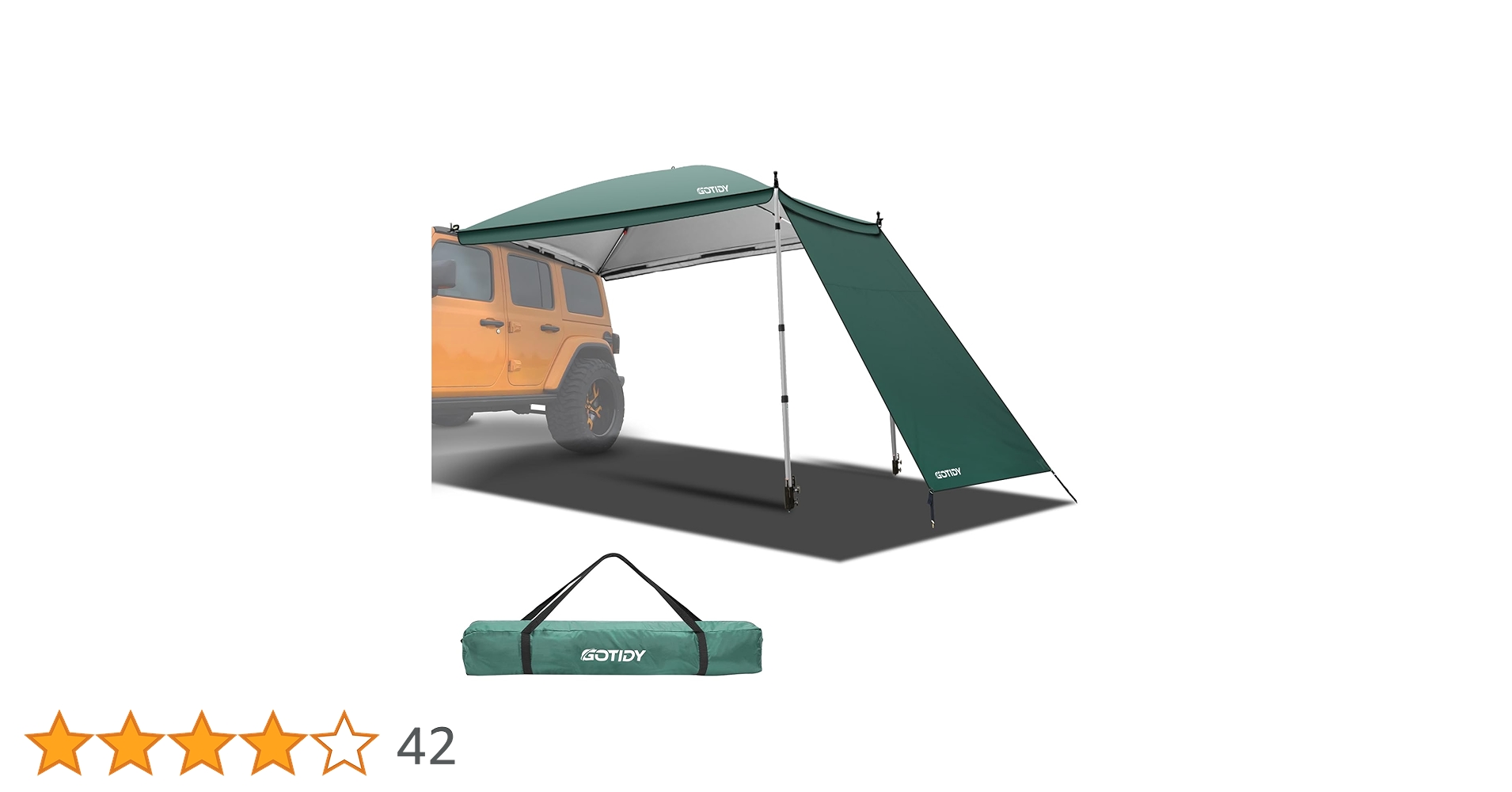 Amazon | GOTIDYカーサイドタープ ワンタッチ 車 タープ テンション