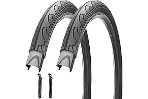 SIMEIQI 26 Inch Slick Bike Tires for Mountain and Road Cycling