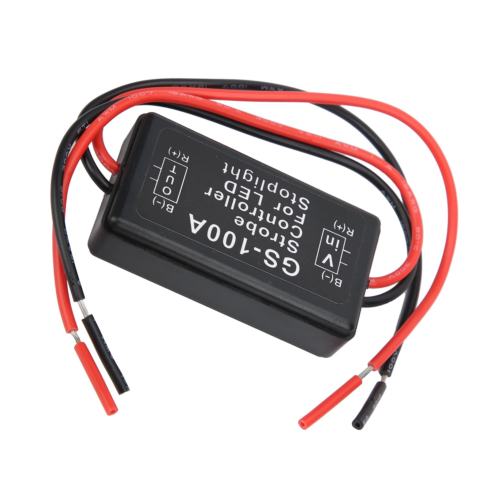 Sterownik Stroboskopu Światła Hamowania Plastikowy Moduł Sterowania Lampą Błyskową LED GS-100A 12-24VDC