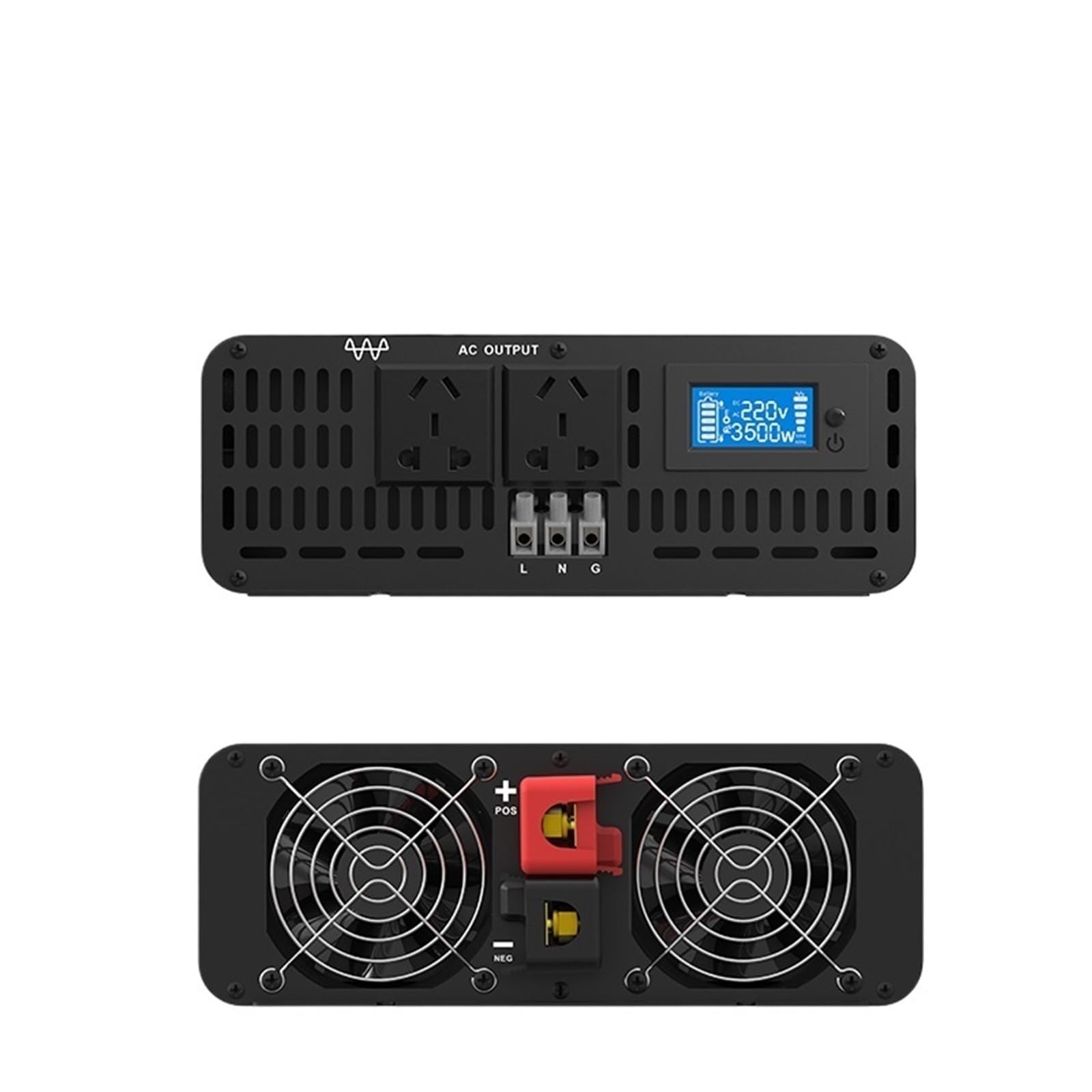 Inversor de onda sinusoidal pura fuera de la red de 3000W, 3500W, 4000W, 12V, 24V, 36V, 48V, 60V, 72V, 84V, CC a 110V, 220V, CA(3500W 50HZ,48V(40-60VDC_220VAC)