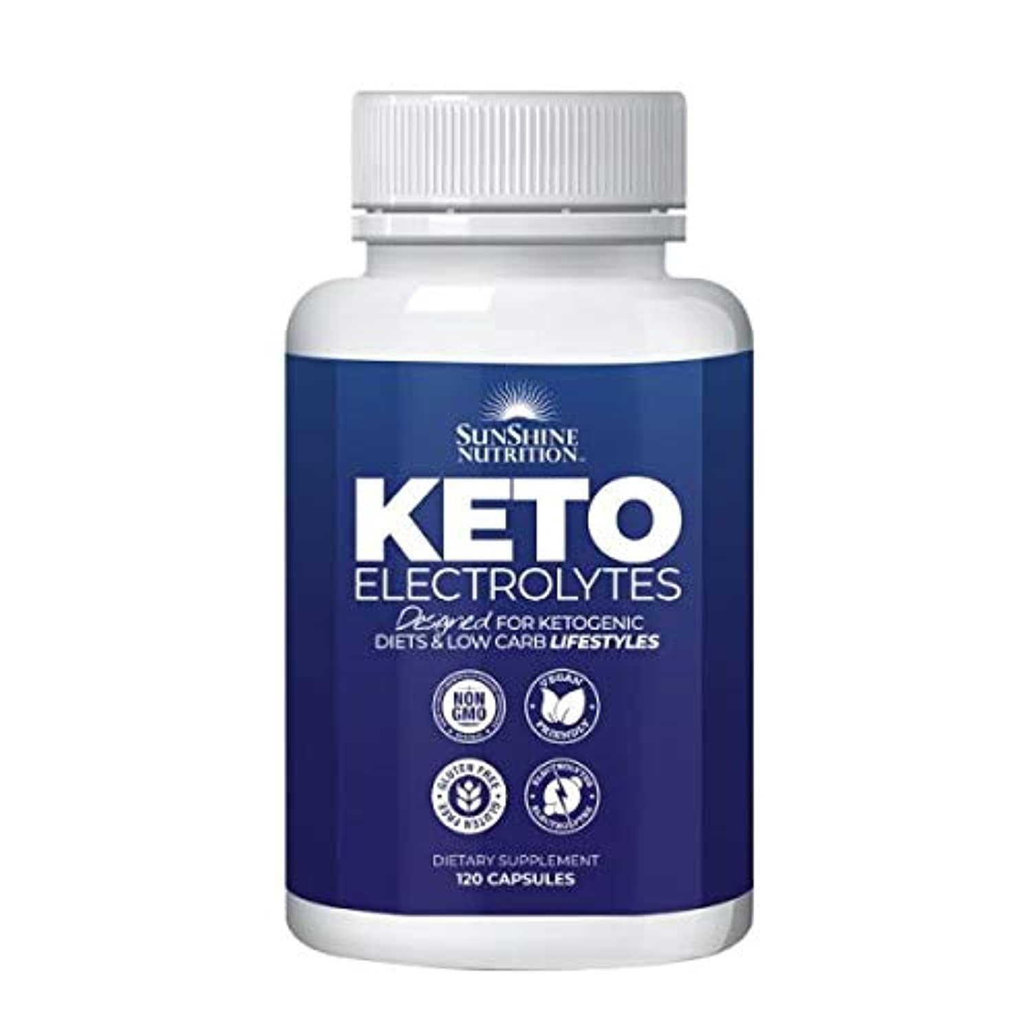 SUNSHINE NUTRITIONKETO ELECTROLYTES 120'S CAPS : 08320