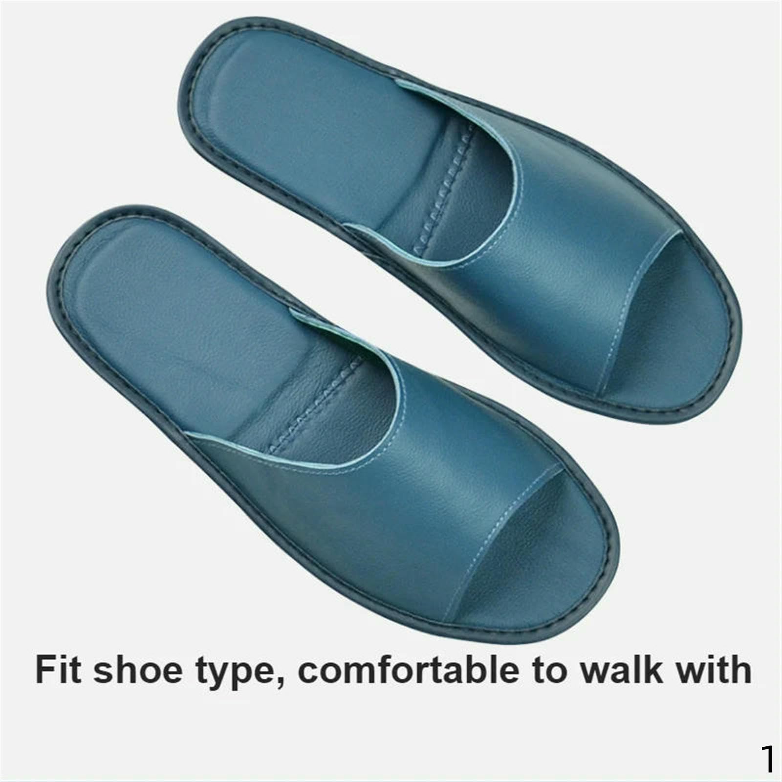 Claquettes Hommes Femme Chaussons Maisons en Intérieur Été Ouvert Orteil Sandales Femmes Âgés Casual Slides Chaussures-rouge-35-36