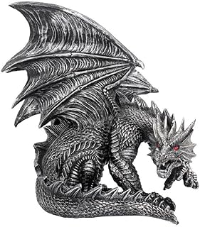 Nemesis Now Obsidian Figurine 25cm Silver, Resin, One Size