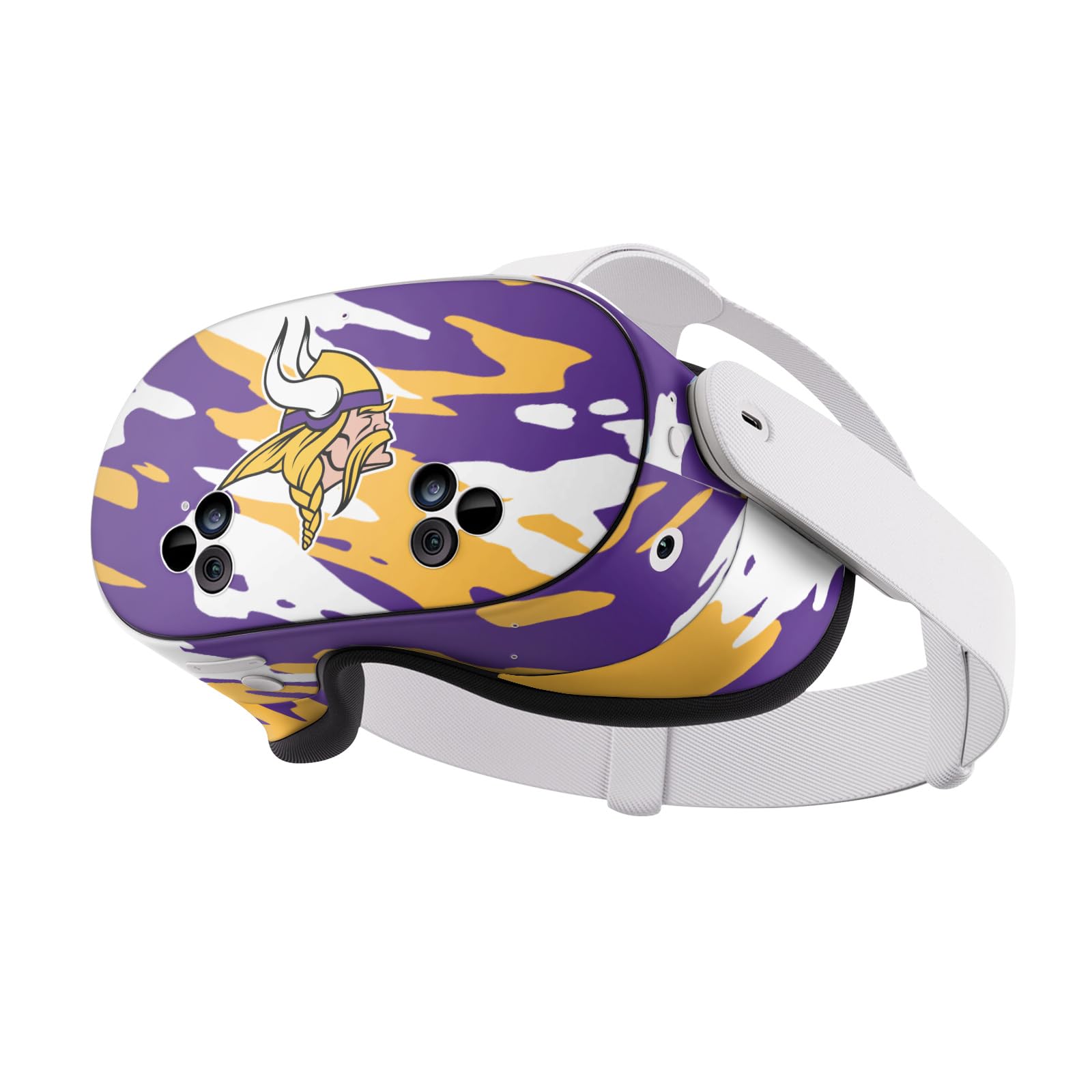 Skin Meta Quest 3S Minnesota Vikings pour éviter rayures et traces