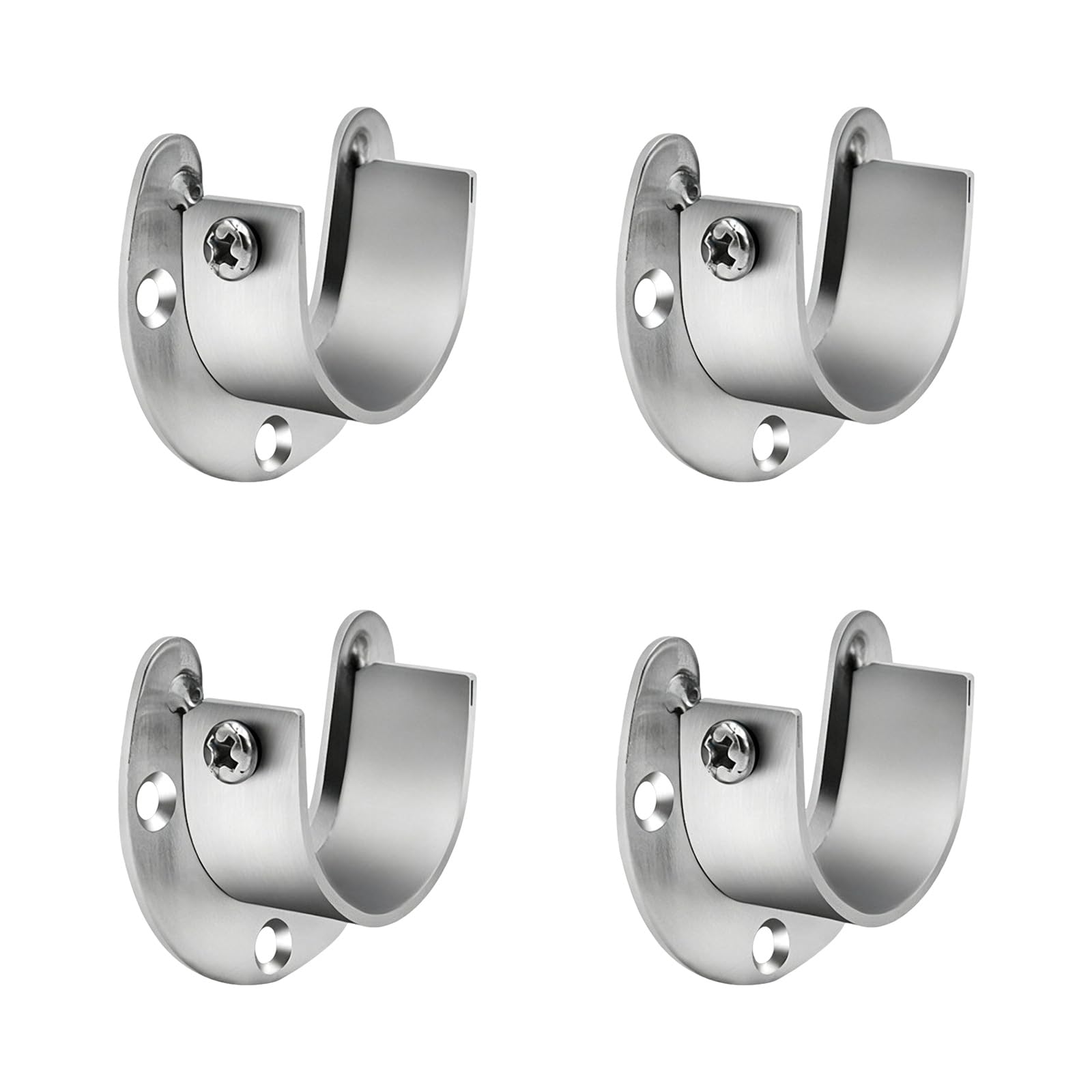 NRVTRE Premium Resistant 304 Stainless Steel Garment Rack Mounts Rustproof and Sturdy Suitable for Home Organization Modern Closet Planner Hardware